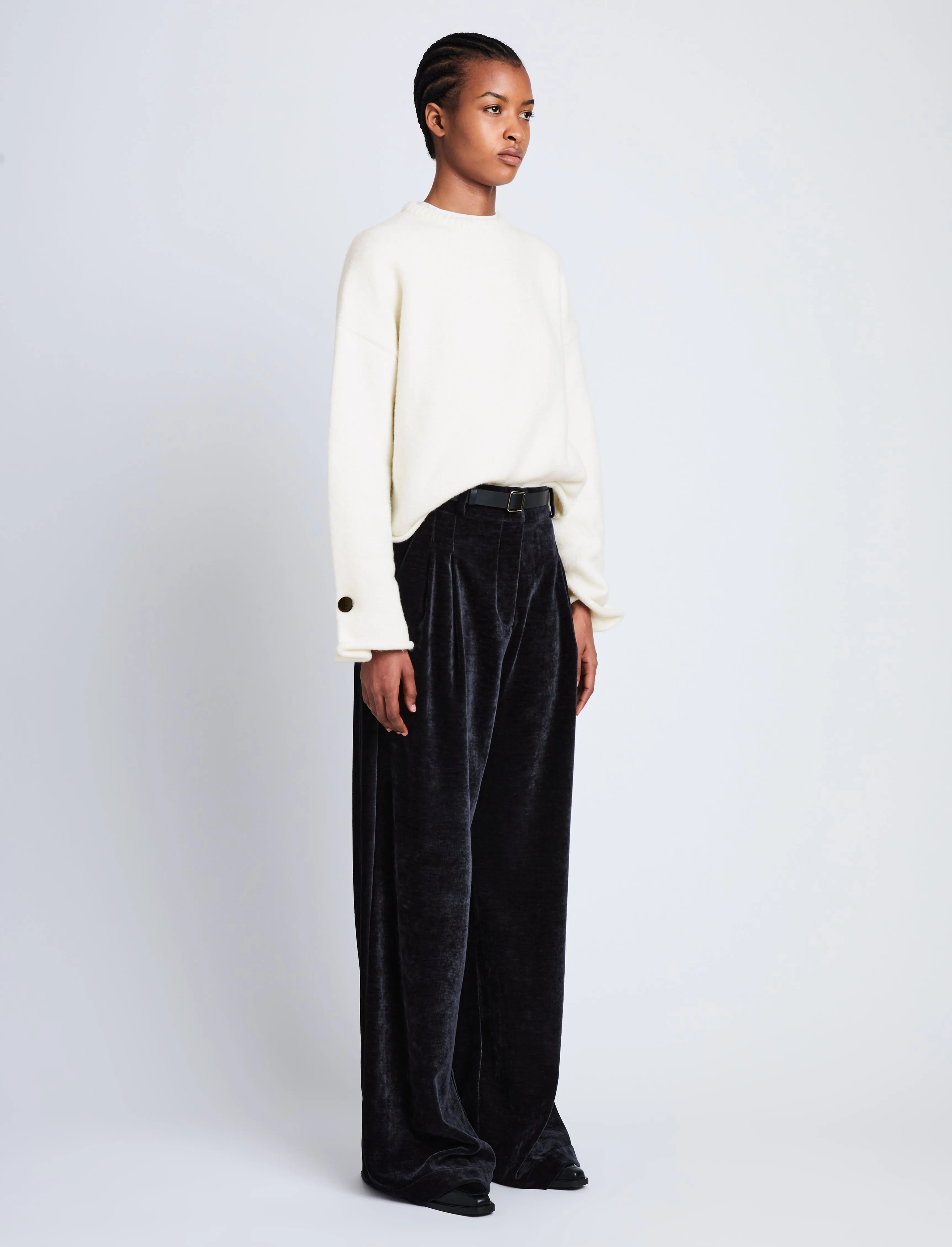 Tara Knit Sweater in Wool Blend sold by Proenza Schouler product image thumbnail 4