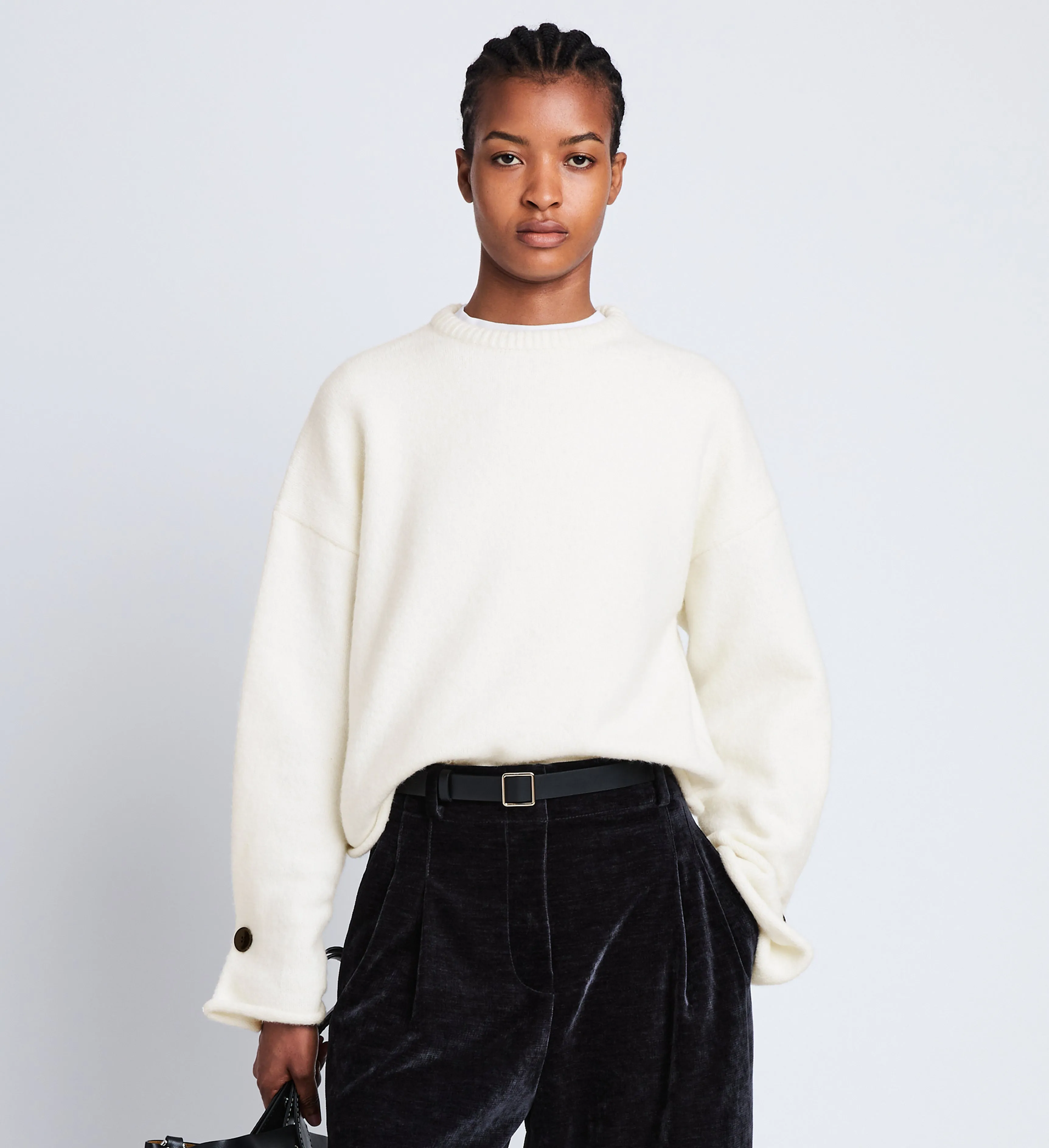 Tara Knit Sweater in Wool Blend sold by Proenza Schouler product image thumbnail 2