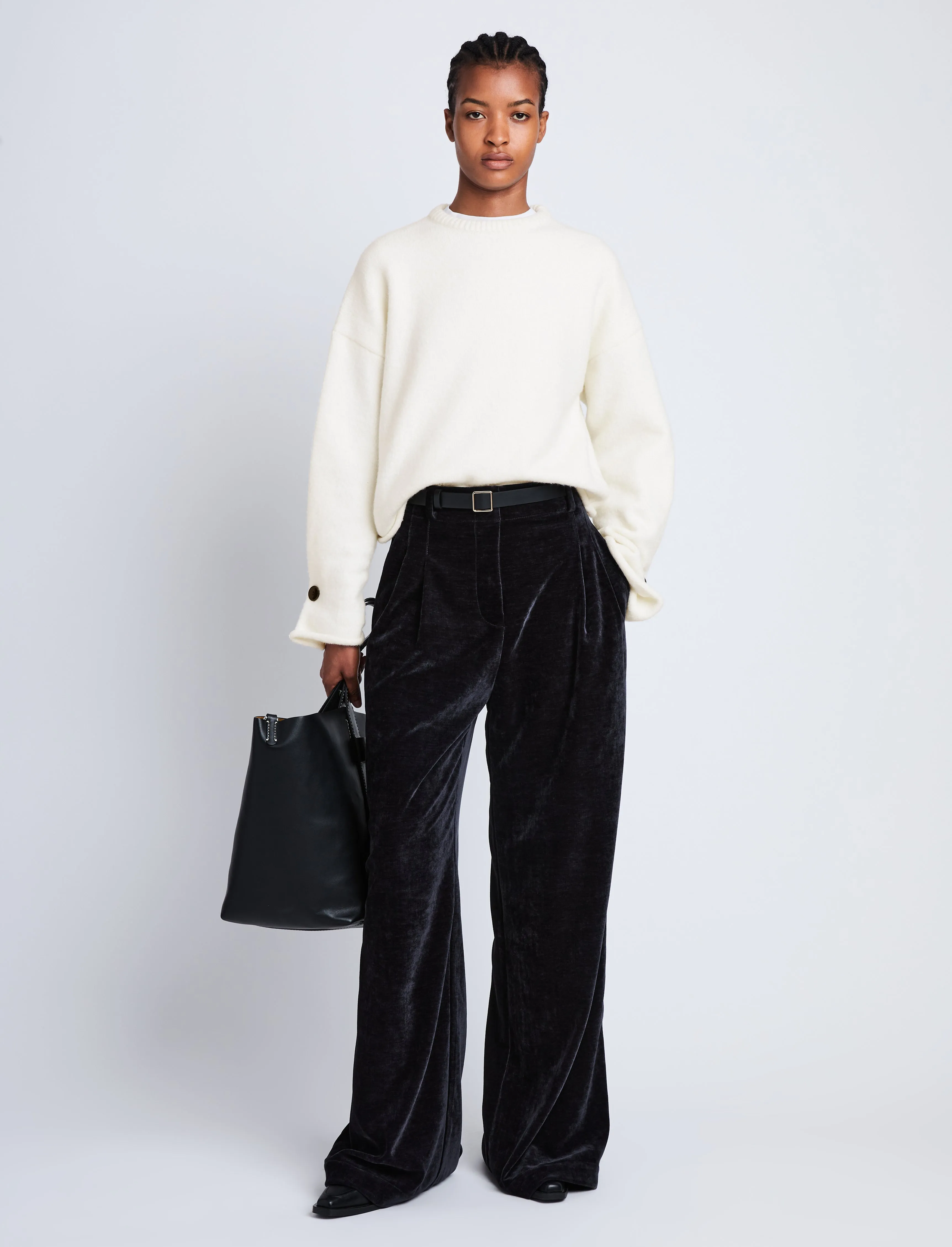 Tara Knit Sweater in Wool Blend sold by Proenza Schouler product image thumbnail 3