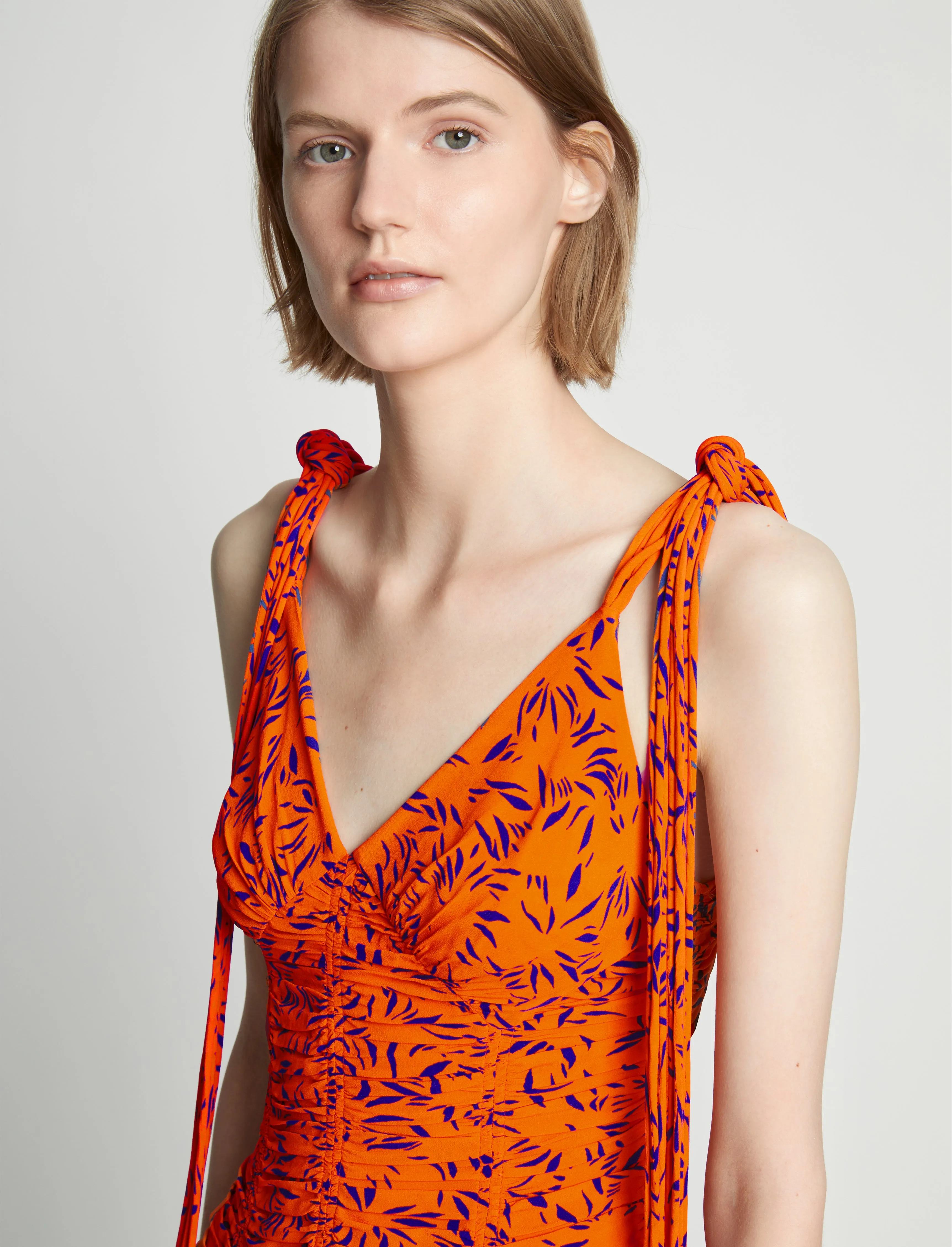 Printed Crepe De Chine Tank Dress sold by Proenza Schouler product image thumbnail 5