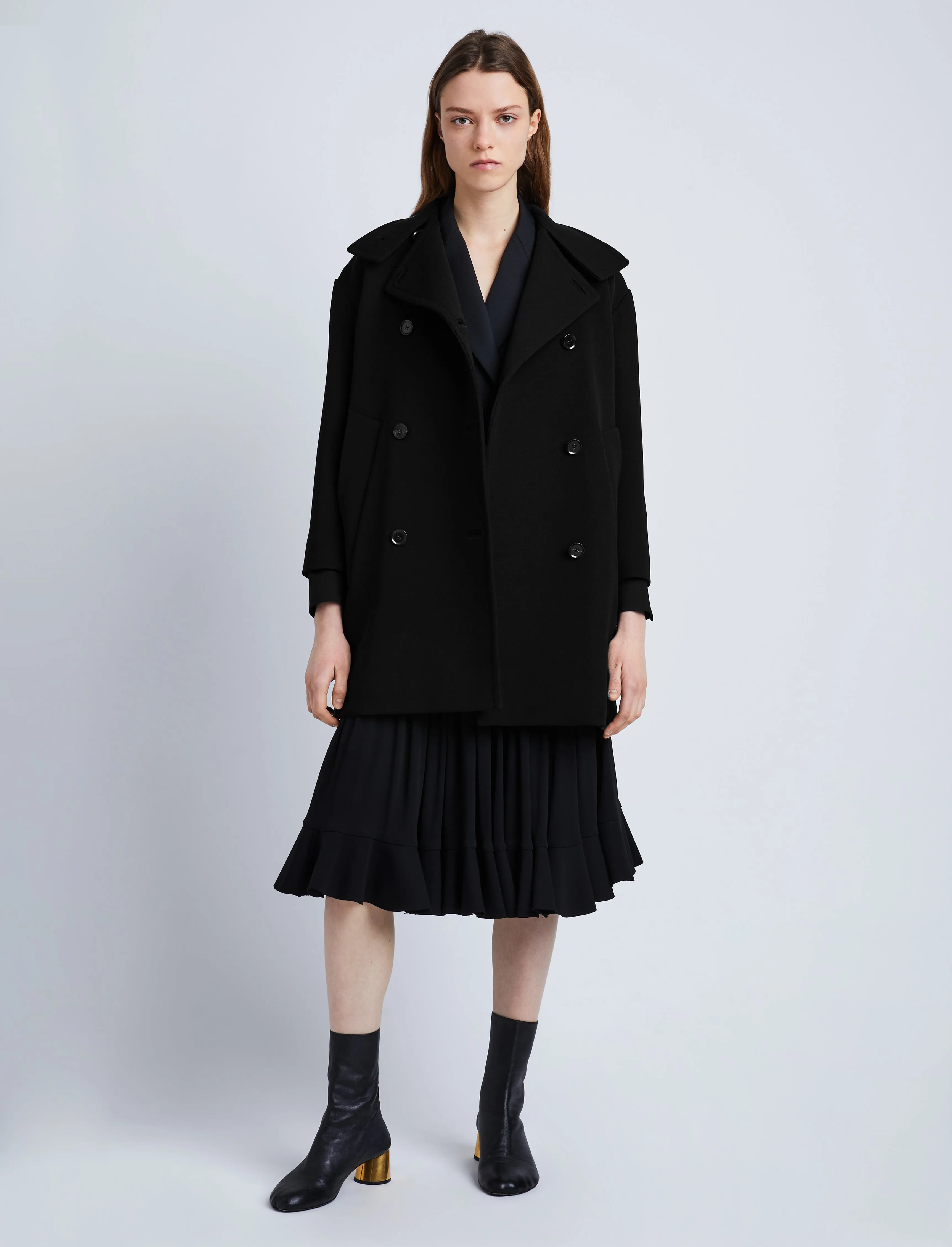 Technical Gabardine Peacoat sold by Proenza Schouler product image thumbnail 3