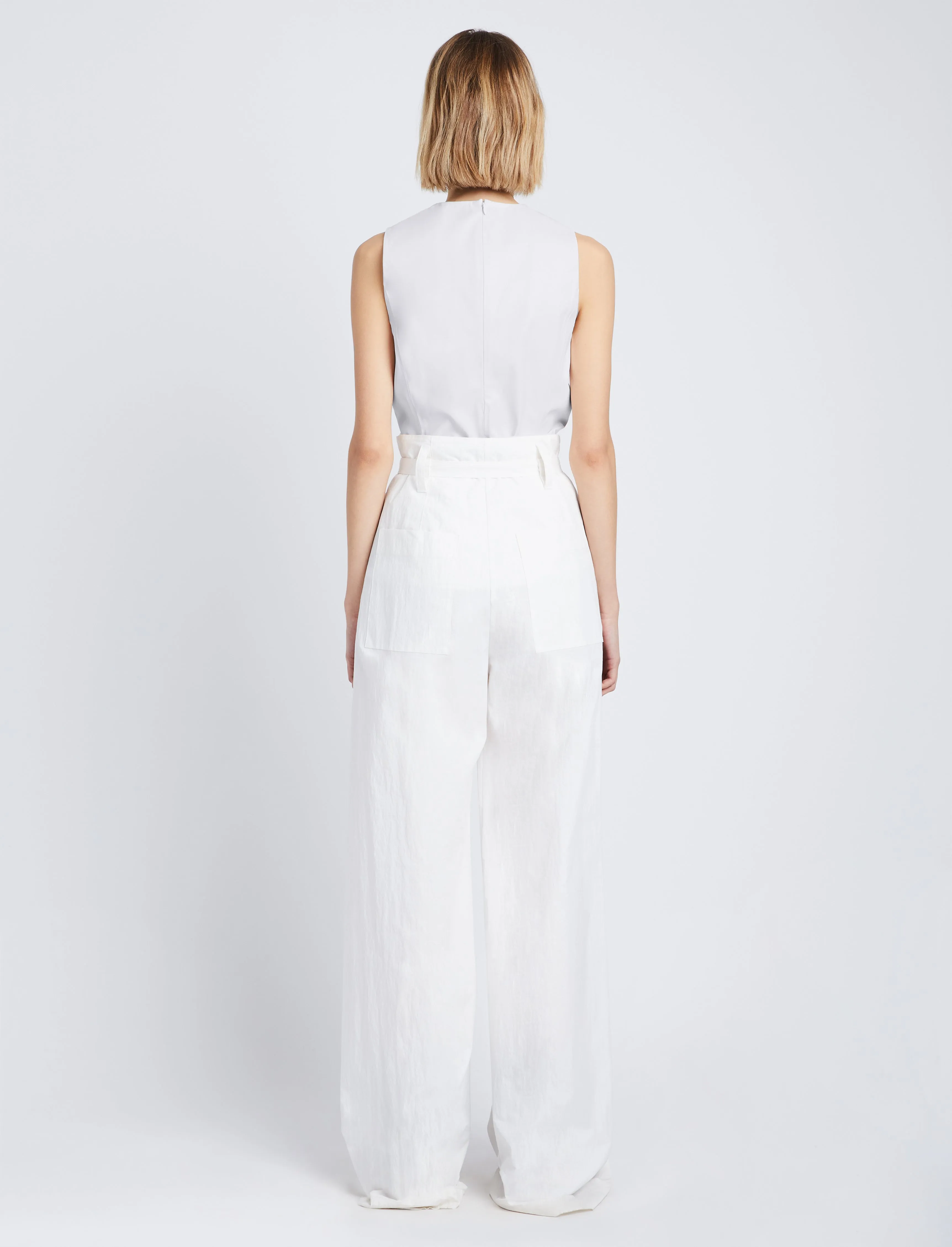 Faux Leather Drawstring Top sold by Proenza Schouler product image thumbnail 5