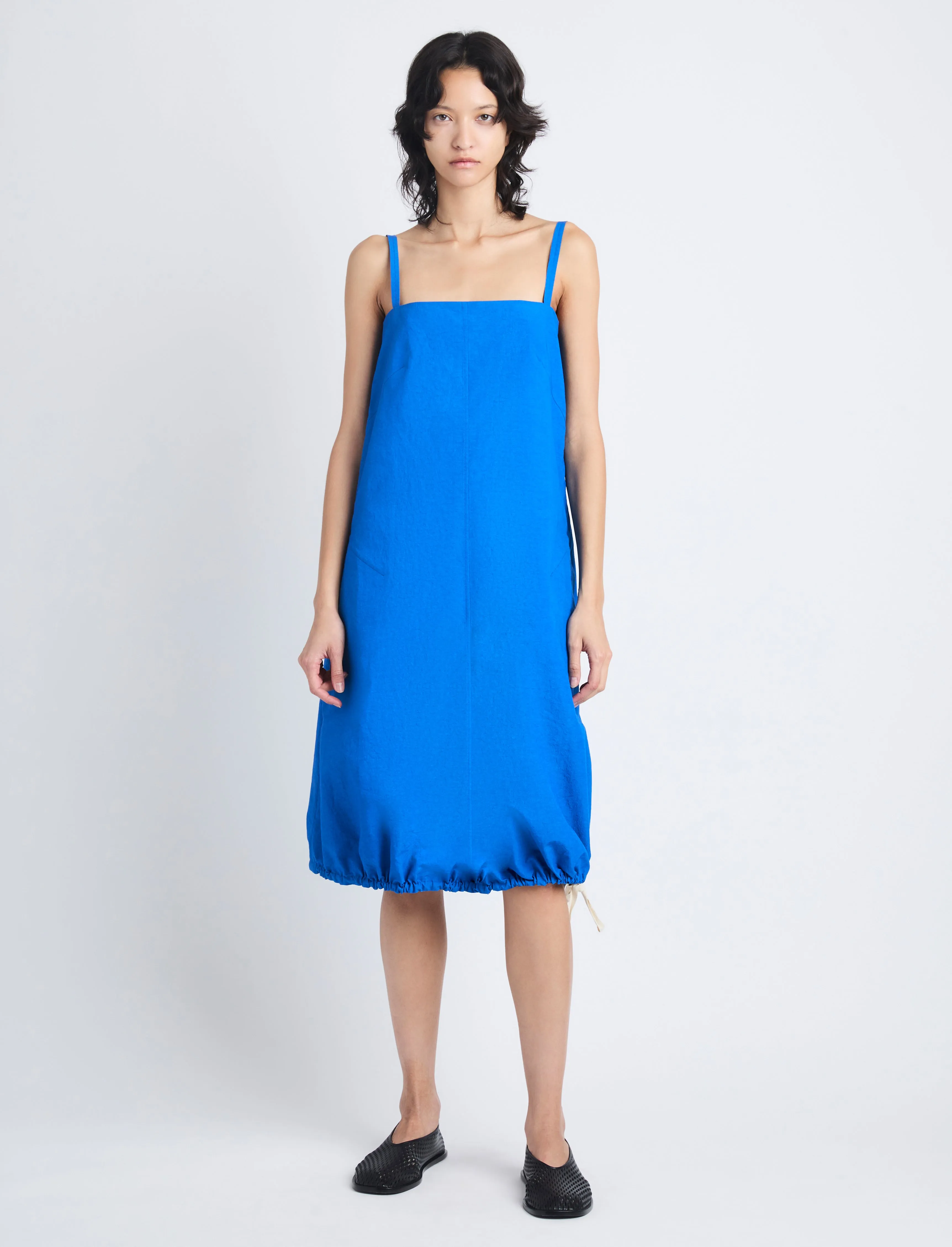 Emilia Dress in Lightweight Crinkle Poplin sold by Proenza Schouler product image thumbnail 2