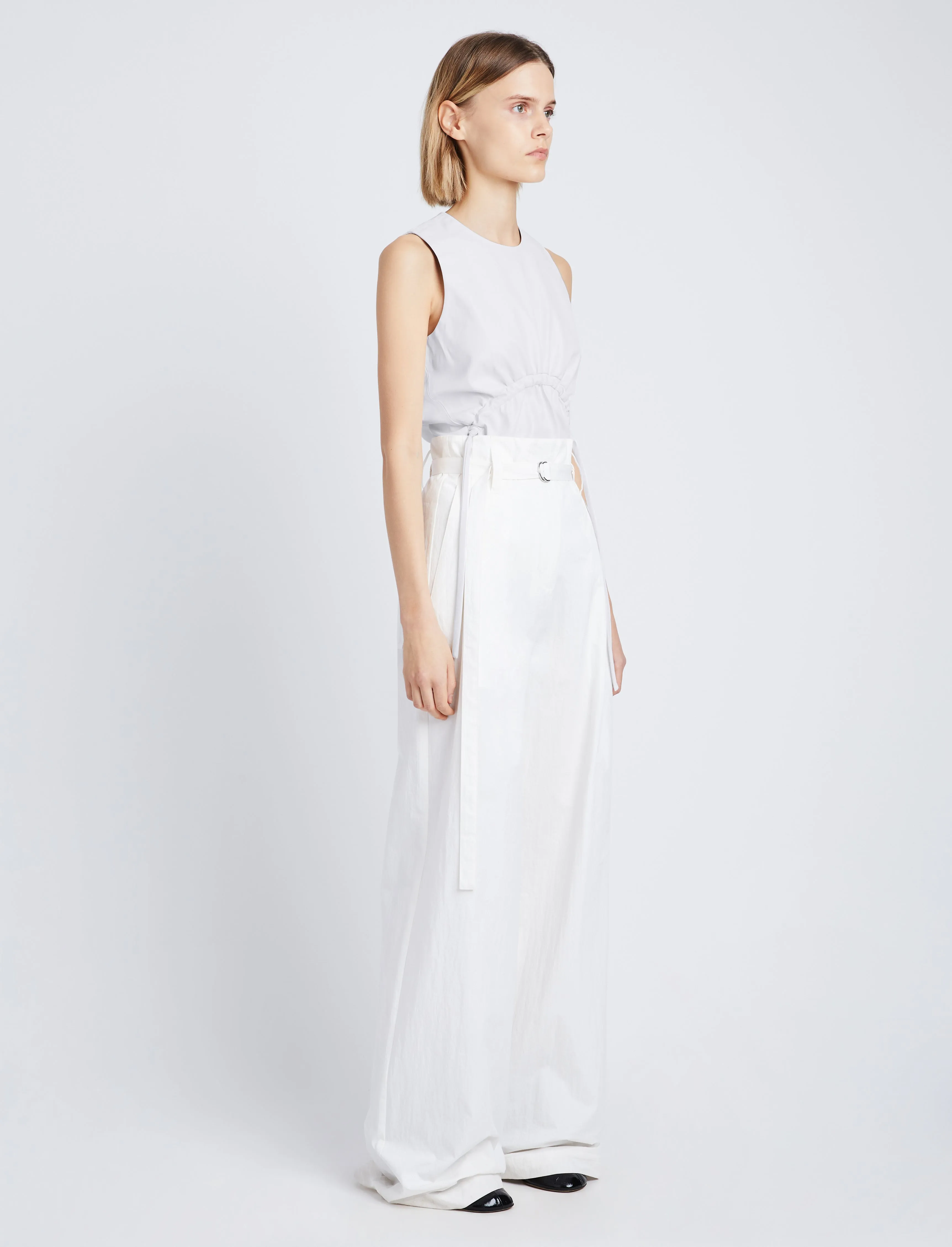 Faux Leather Drawstring Top sold by Proenza Schouler product image thumbnail 4