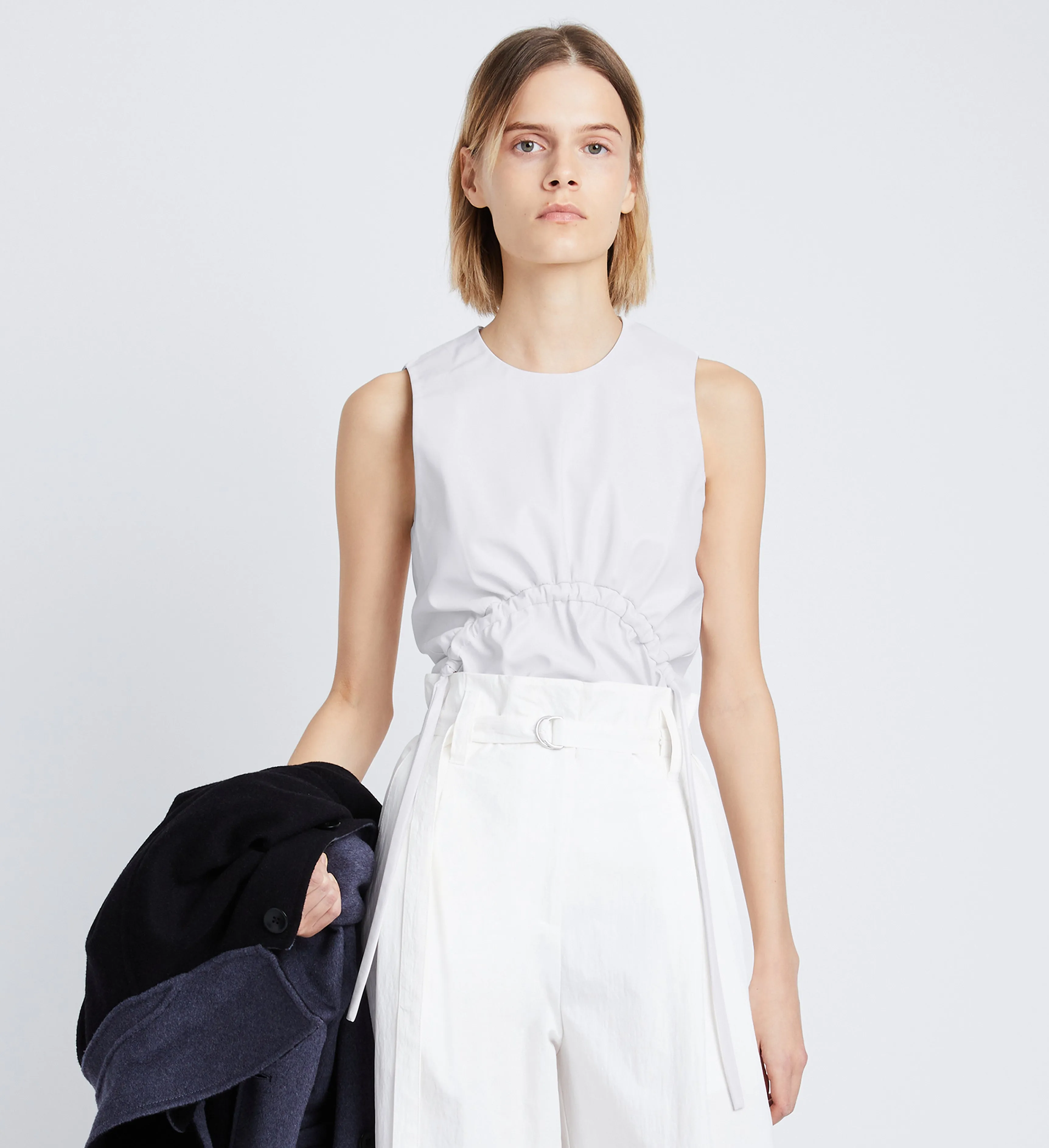 Faux Leather Drawstring Top sold by Proenza Schouler product image thumbnail 2