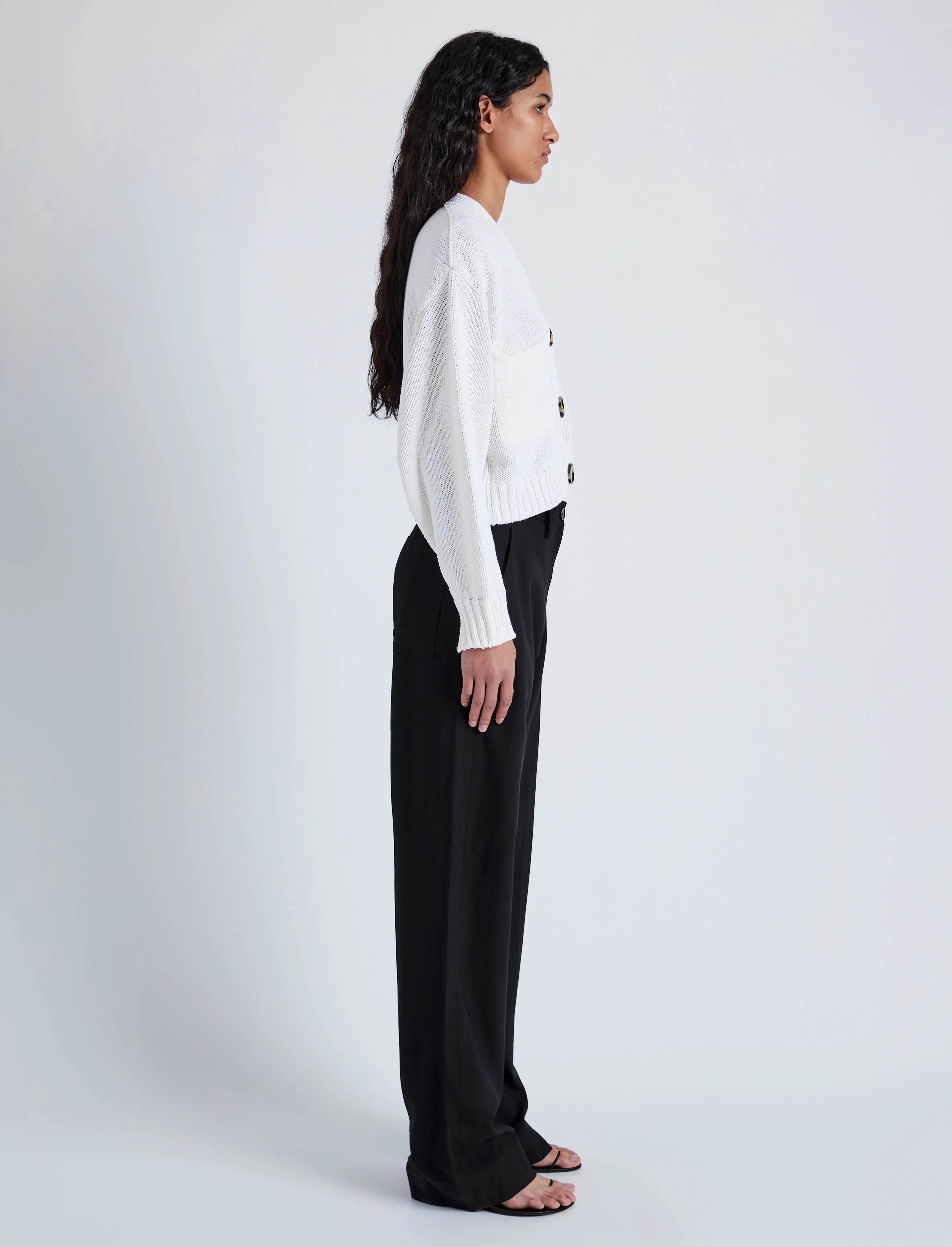 Sofia Cardigan in Cotton sold by Proenza Schouler product image thumbnail 4