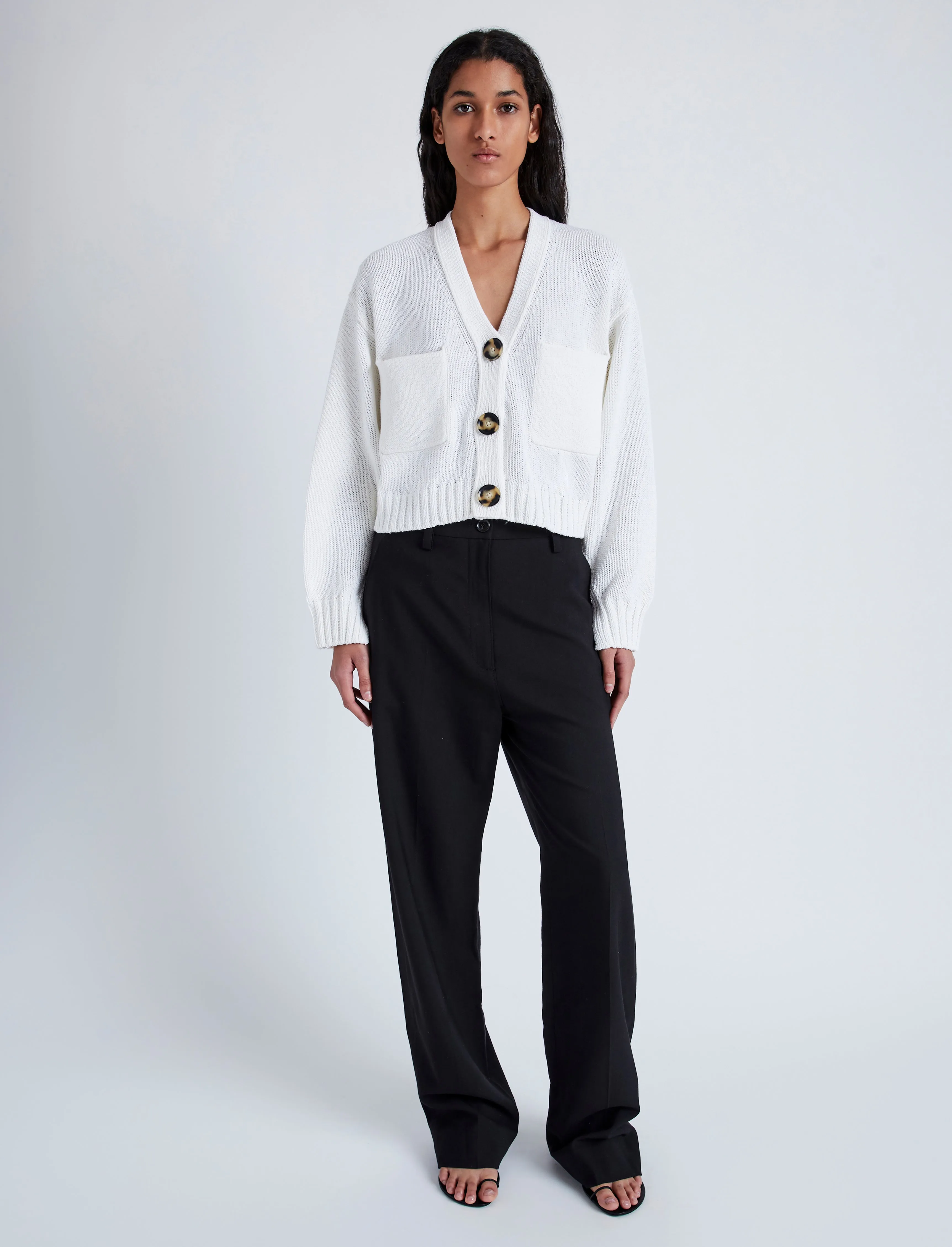 Sofia Cardigan in Cotton sold by Proenza Schouler product image thumbnail 3