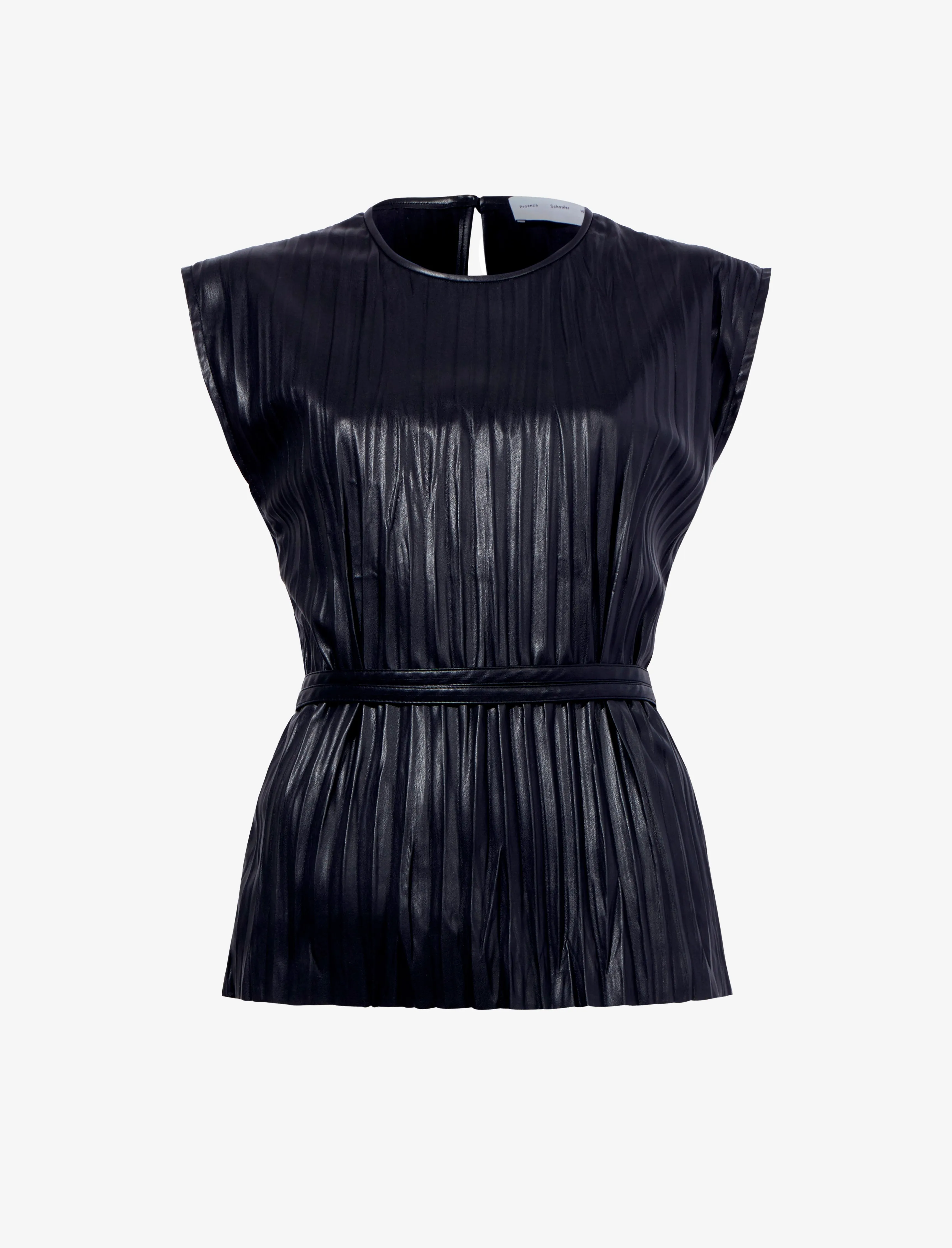 Lyra Top in Faux Leather sold by Proenza Schouler