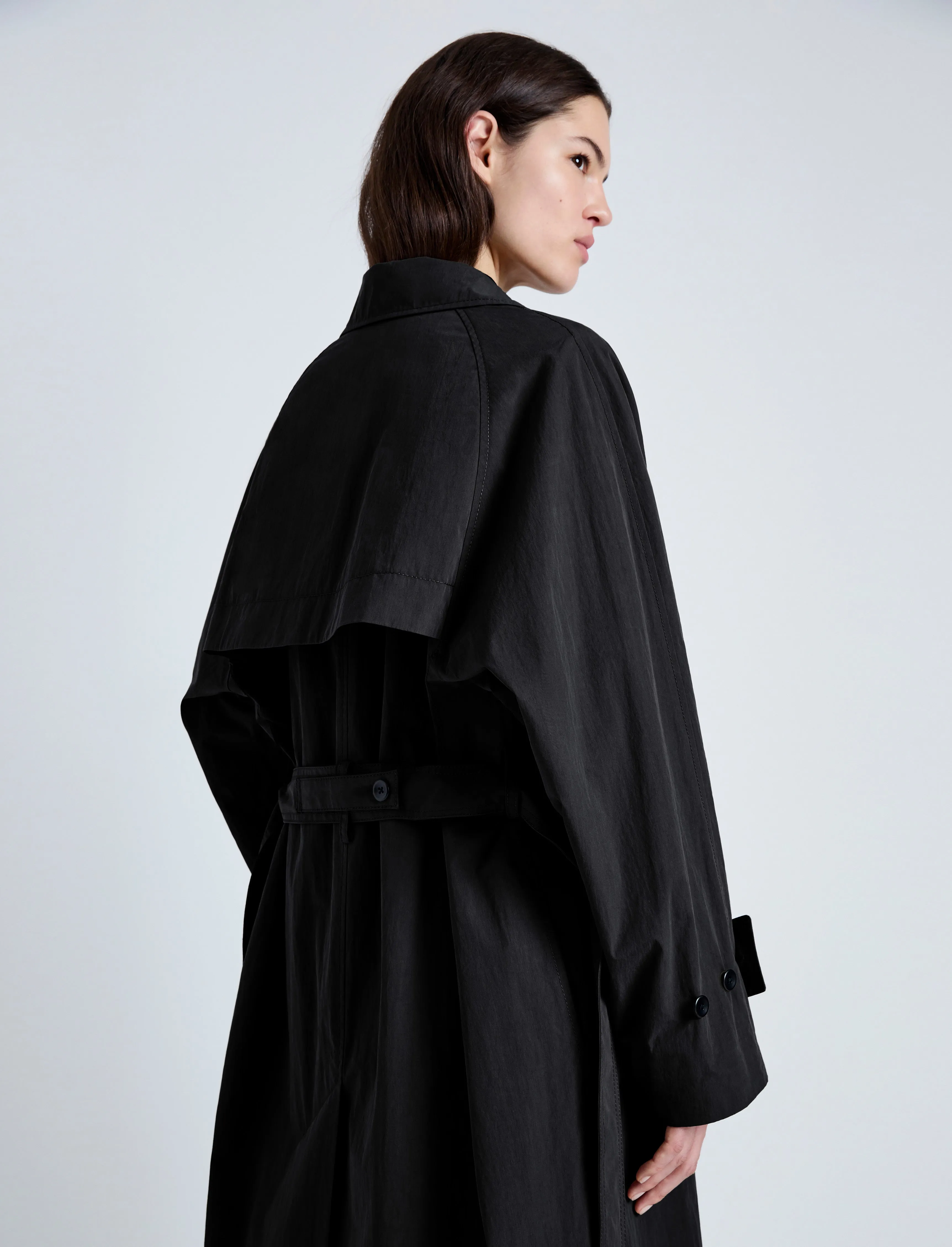 Clark Trench Coat in Cotton Nylon sold by Proenza Schouler product image thumbnail 5
