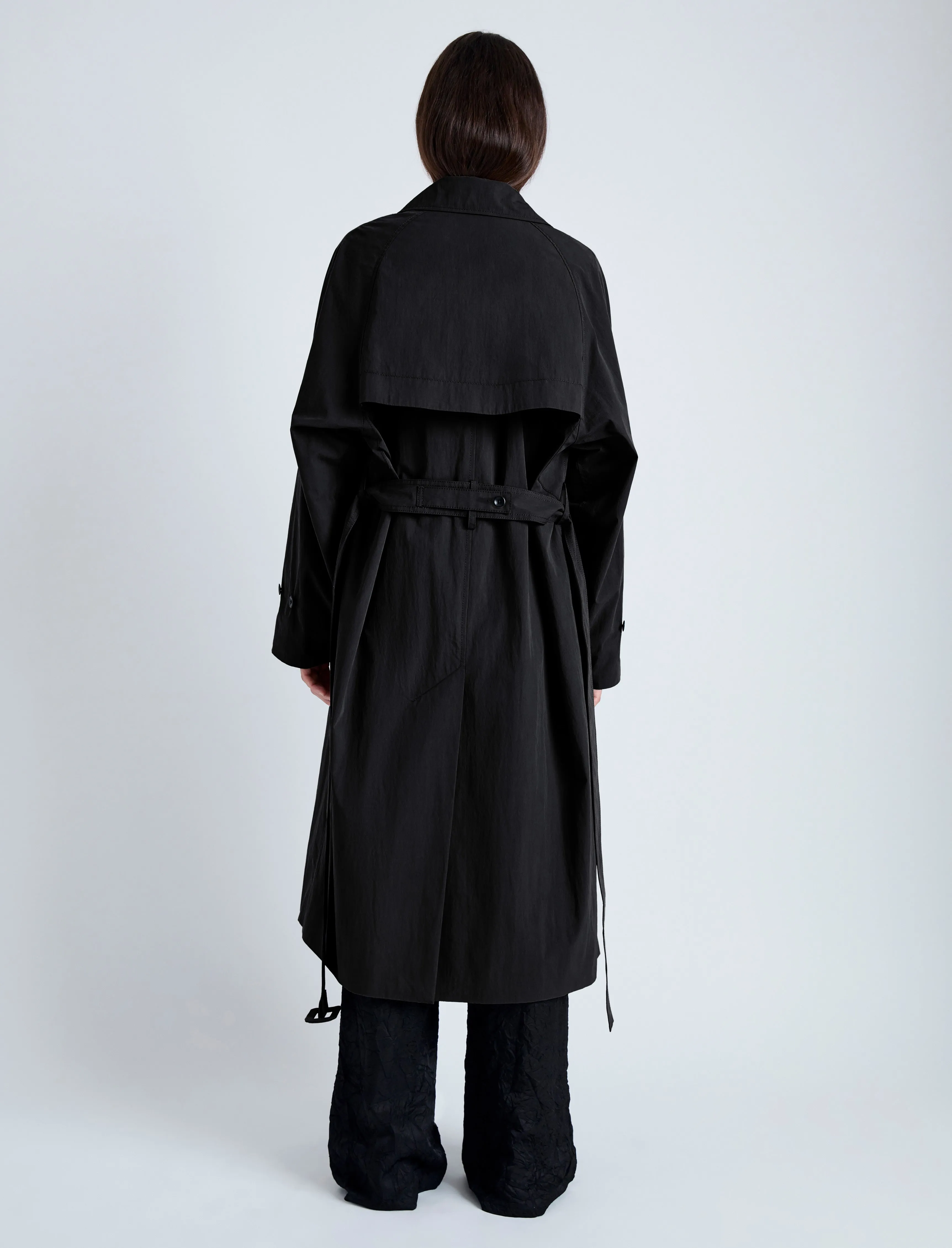 Clark Trench Coat in Cotton Nylon sold by Proenza Schouler product image thumbnail 4