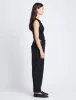 Octavia Pant in Solid Cotton Linen sold by Proenza Schouler