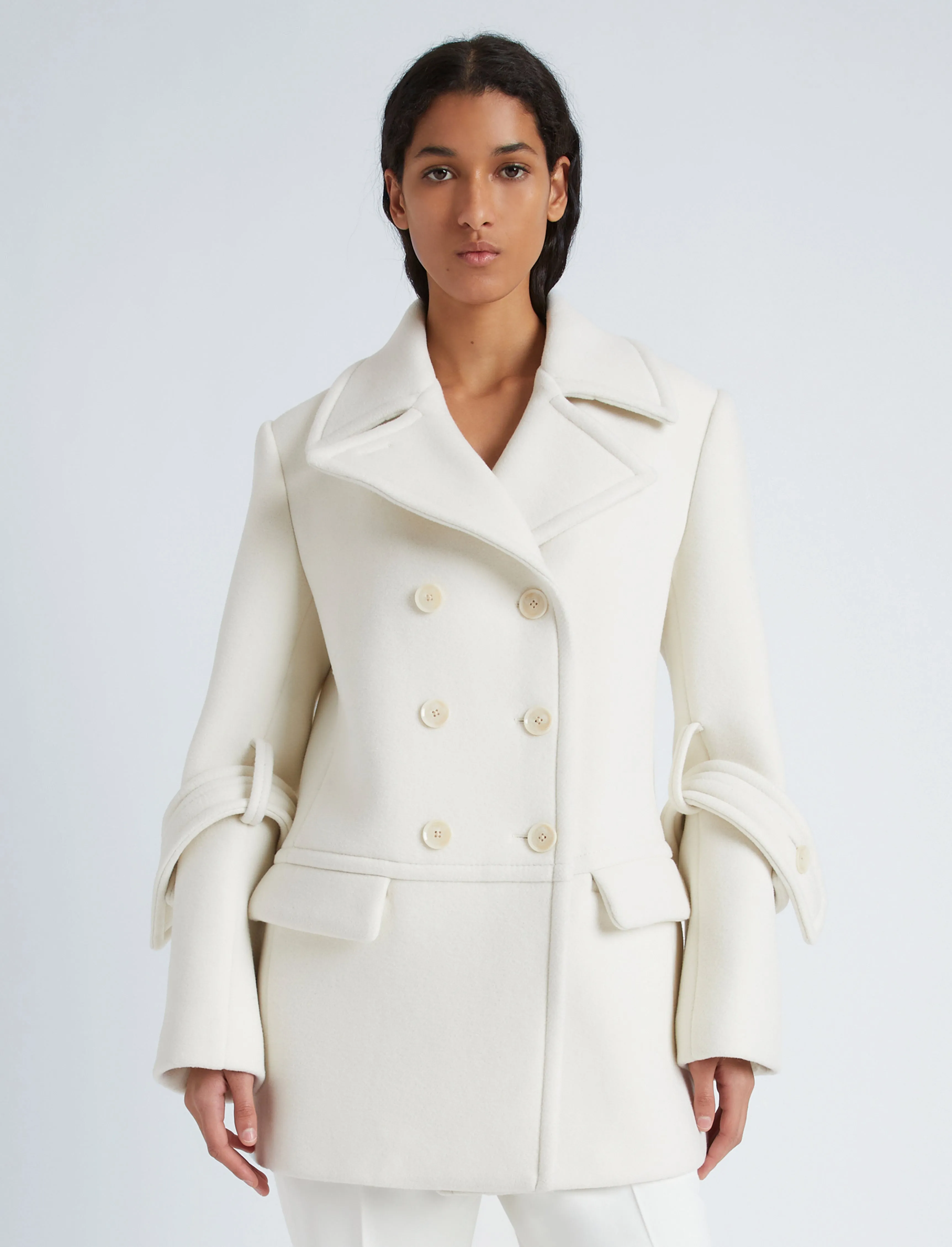 Rowen Coat in Eco Double Face Wool sold by Proenza Schouler product image thumbnail 2