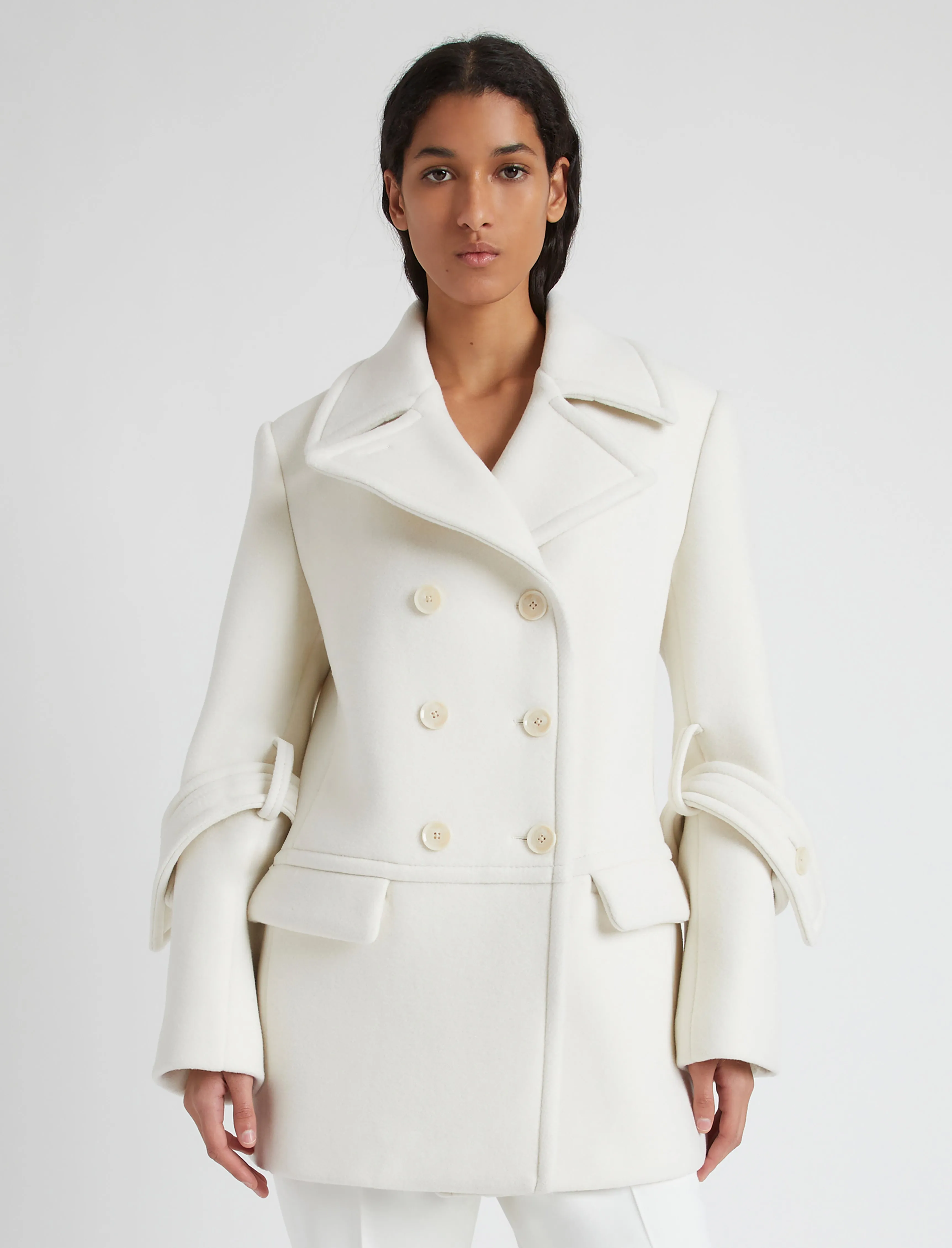 Rowen Coat in Eco Double Face Wool sold by Proenza Schouler product image thumbnail 2