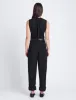 Octavia Pant in Solid Cotton Linen sold by Proenza Schouler