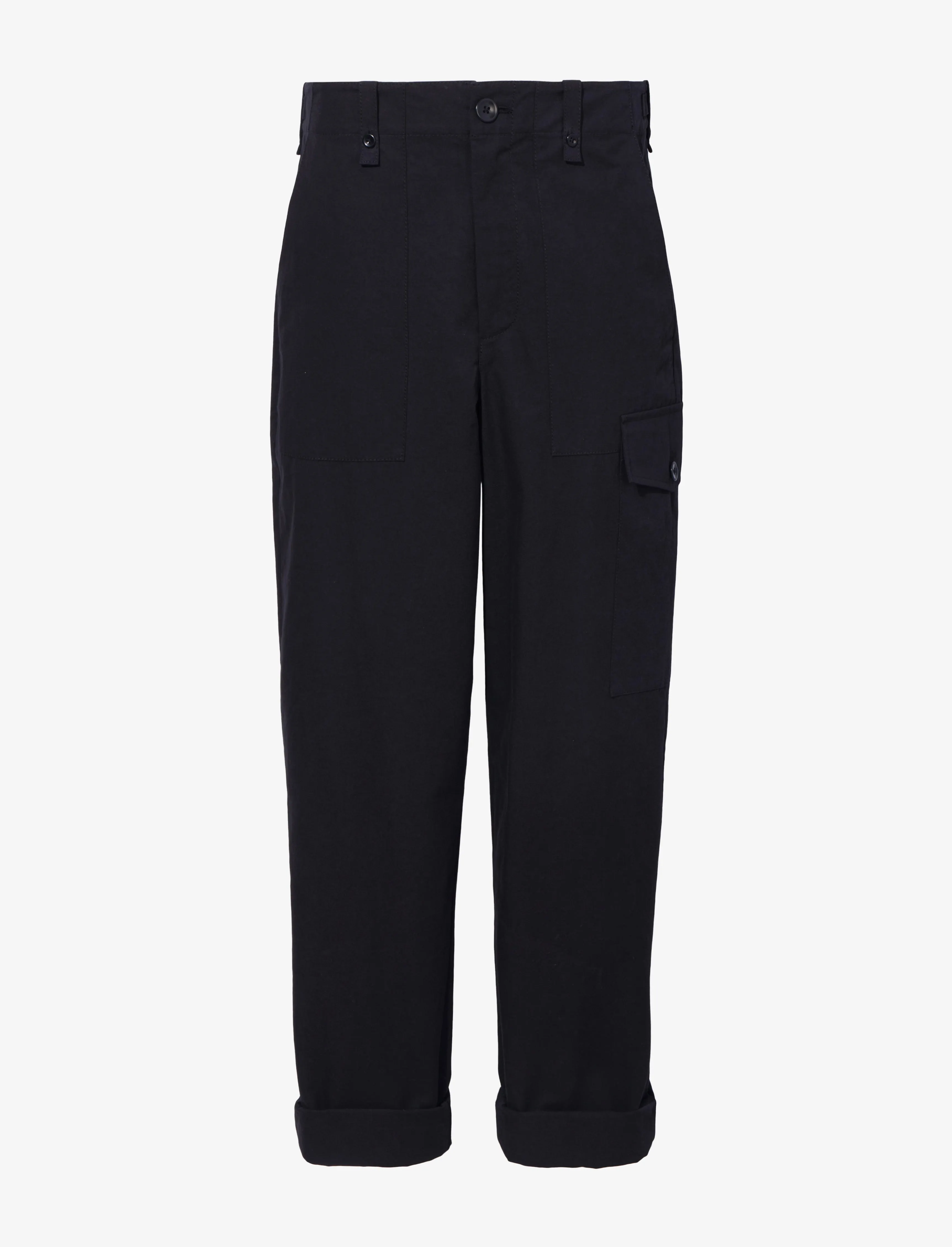 Octavia Pant in Solid Cotton Linen sold by Proenza Schouler
