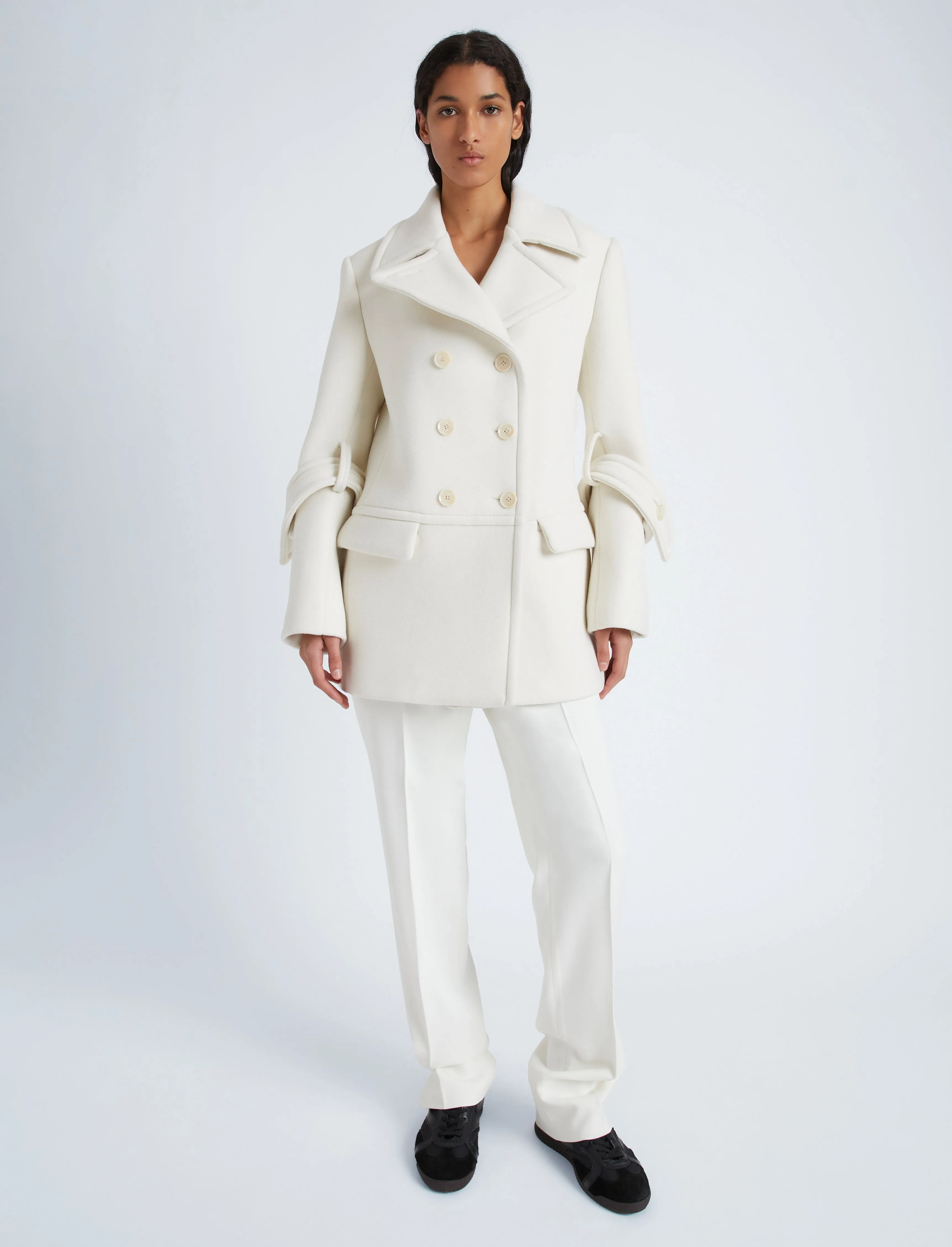 Rowen Coat in Eco Double Face Wool sold by Proenza Schouler product image thumbnail 3