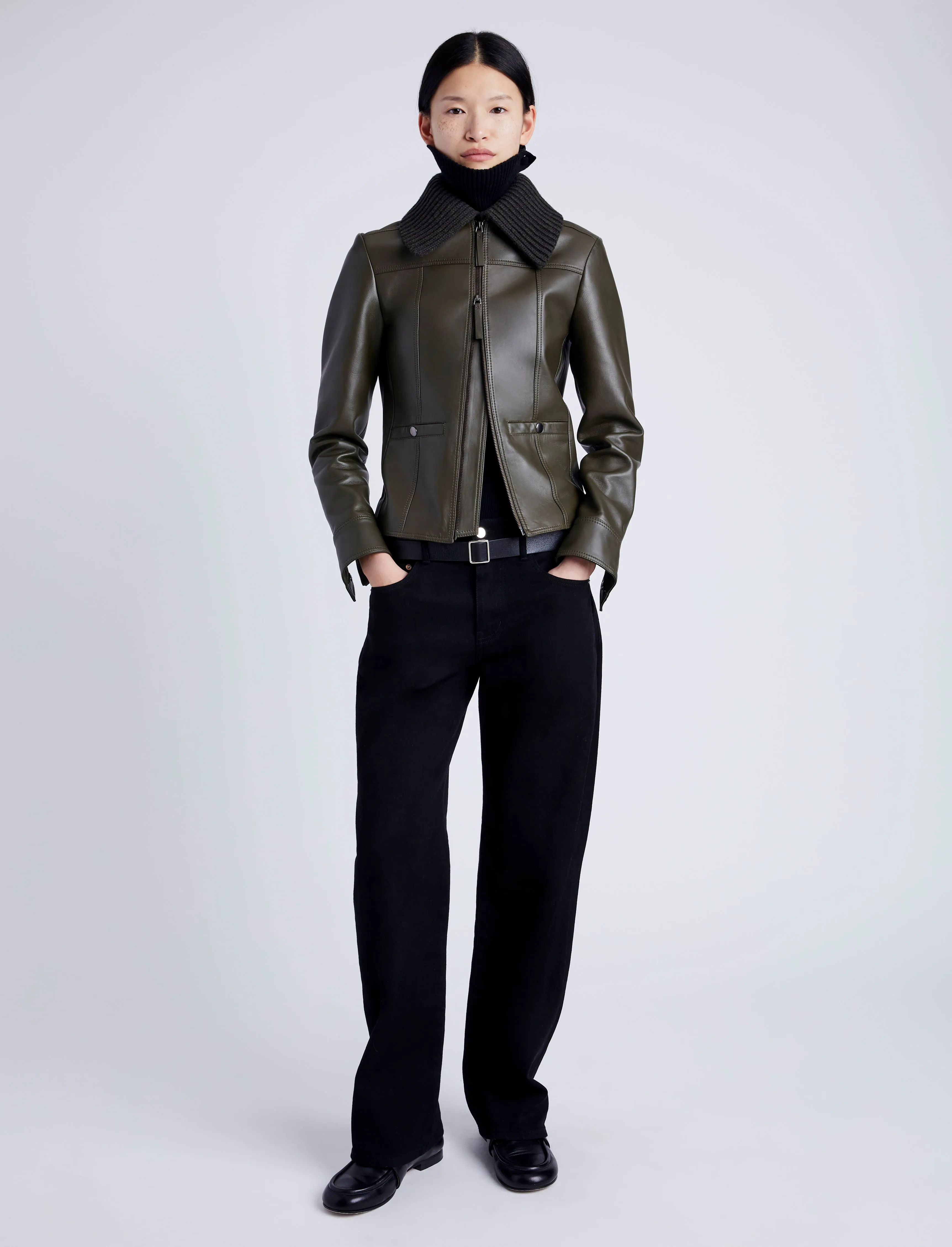 Vaughn Jacket in Leather sold by Proenza Schouler product image thumbnail 3