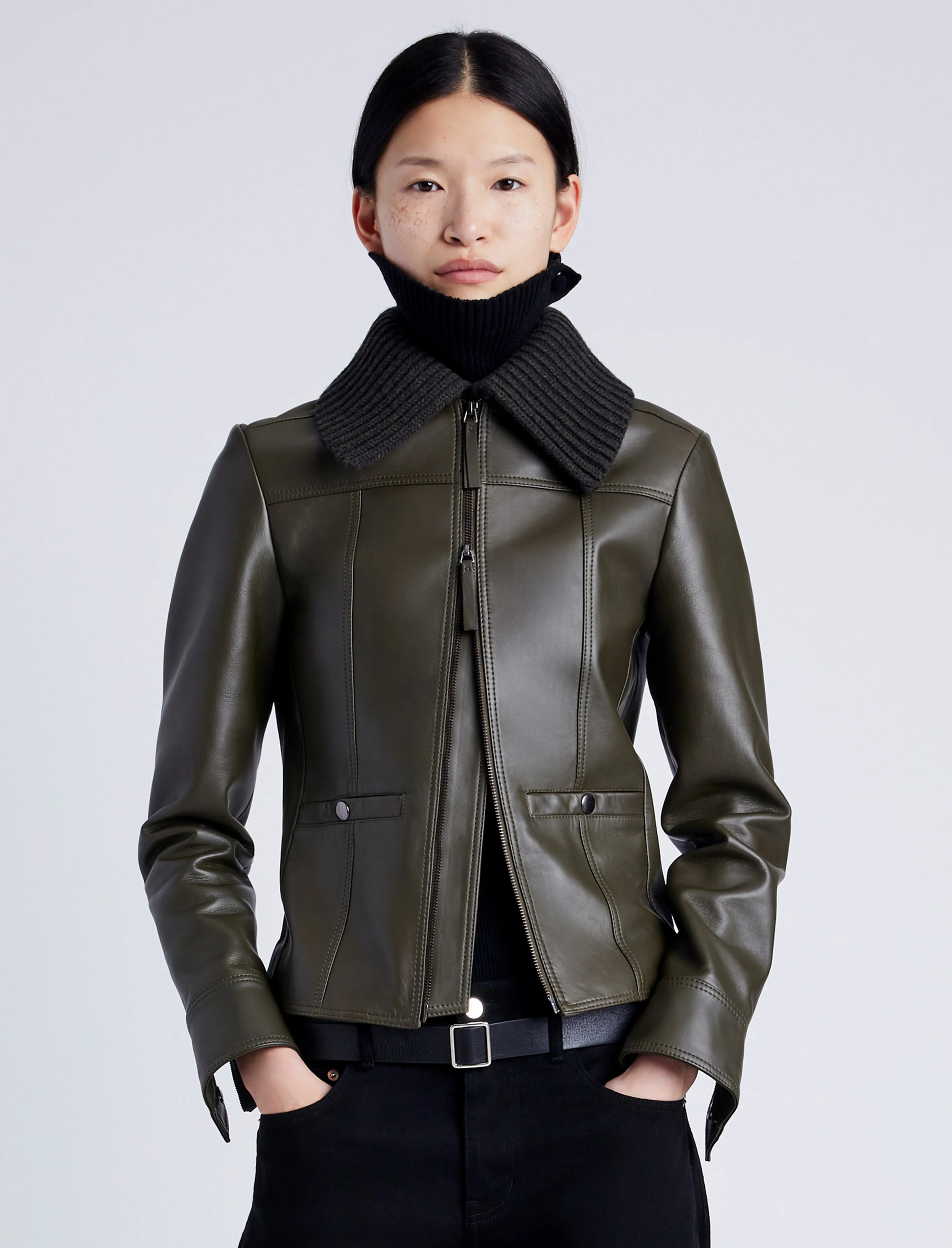 Vaughn Jacket in Leather sold by Proenza Schouler product image thumbnail 2