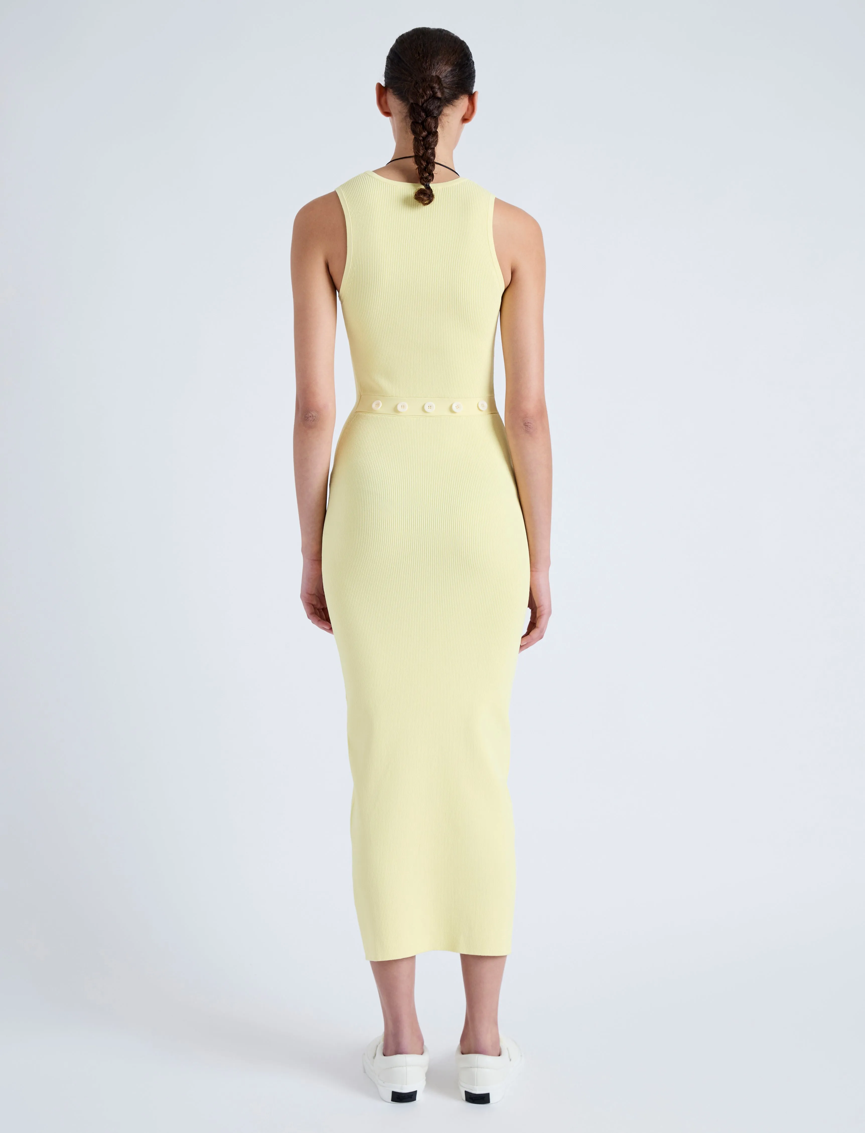 Cole Knit Dress in Viscose Rib sold by Proenza Schouler product image thumbnail 4