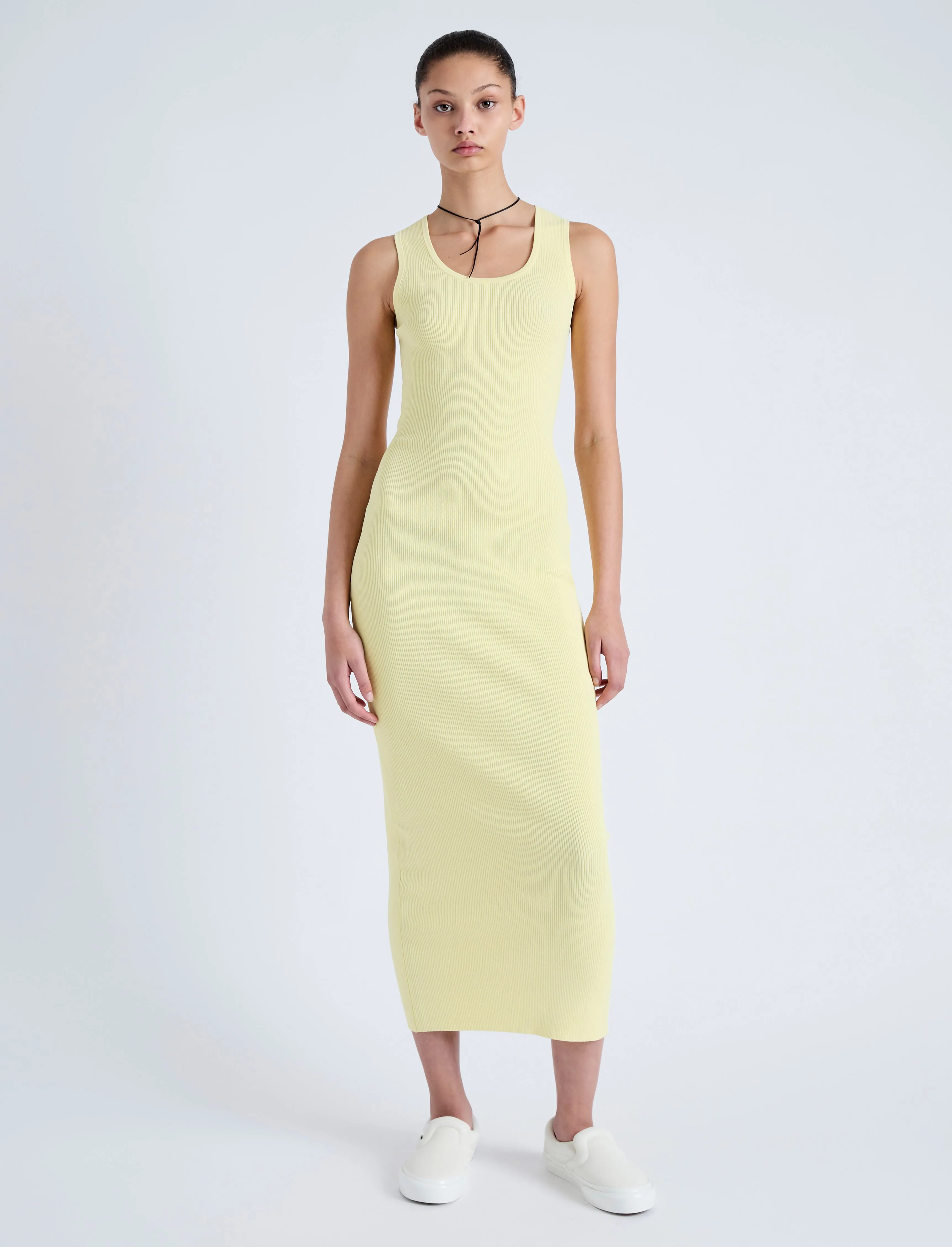 Cole Knit Dress in Viscose Rib sold by Proenza Schouler product image thumbnail 2