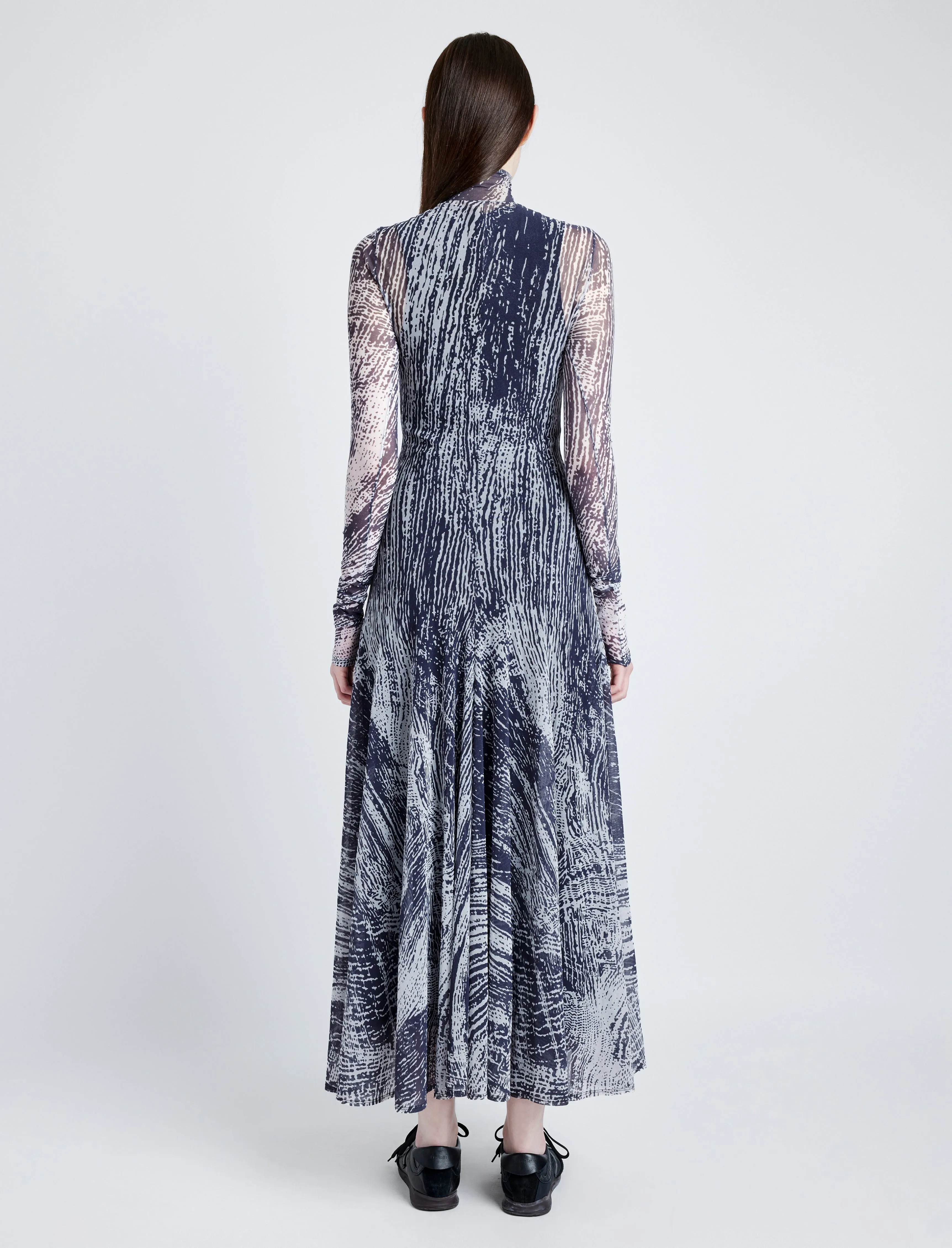 Gemma Dress in Printed Tulle Jersey sold by Proenza Schouler product image thumbnail 4