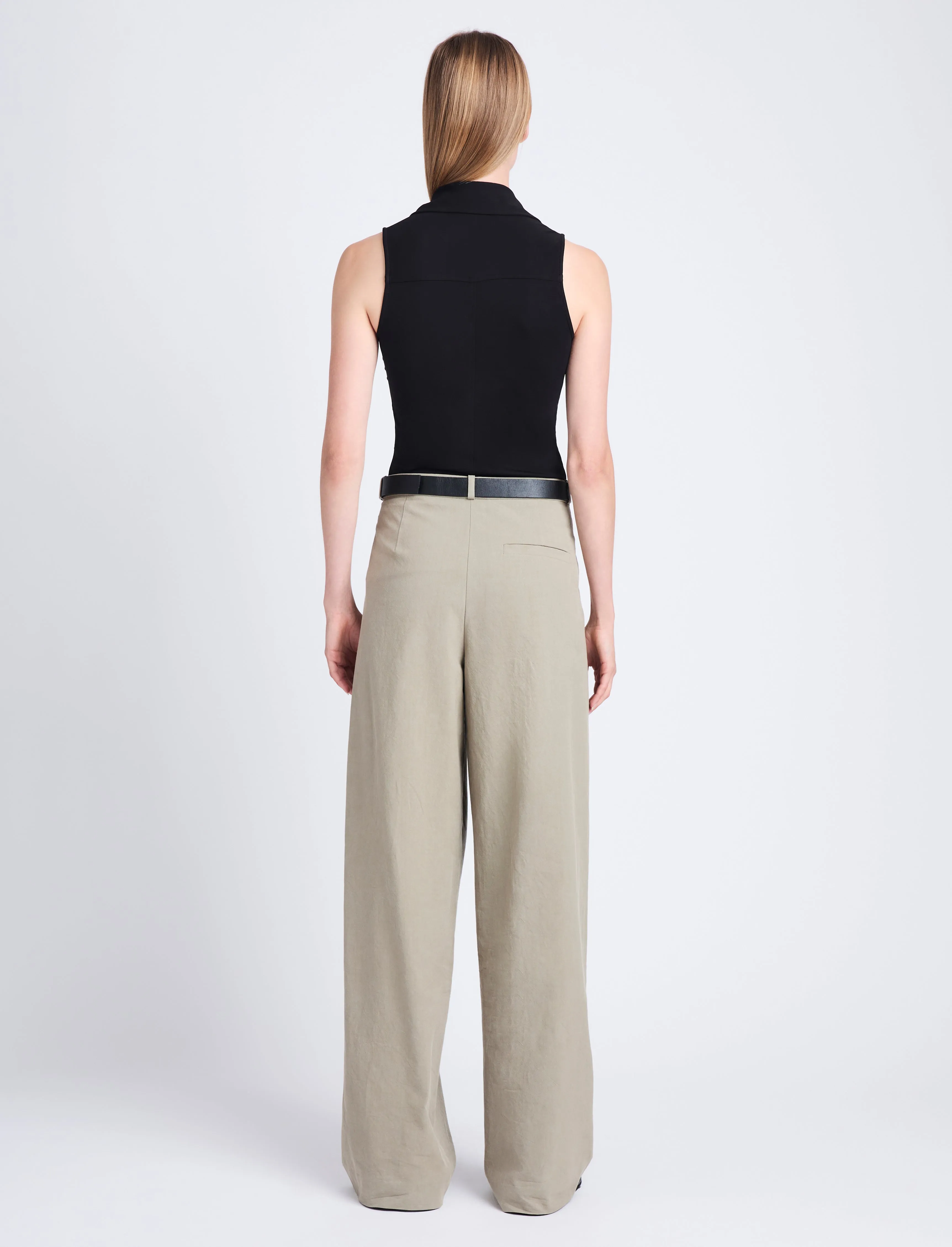 Florence Ruched Top in Matte Crepe Jersey sold by Proenza Schouler product image thumbnail 5