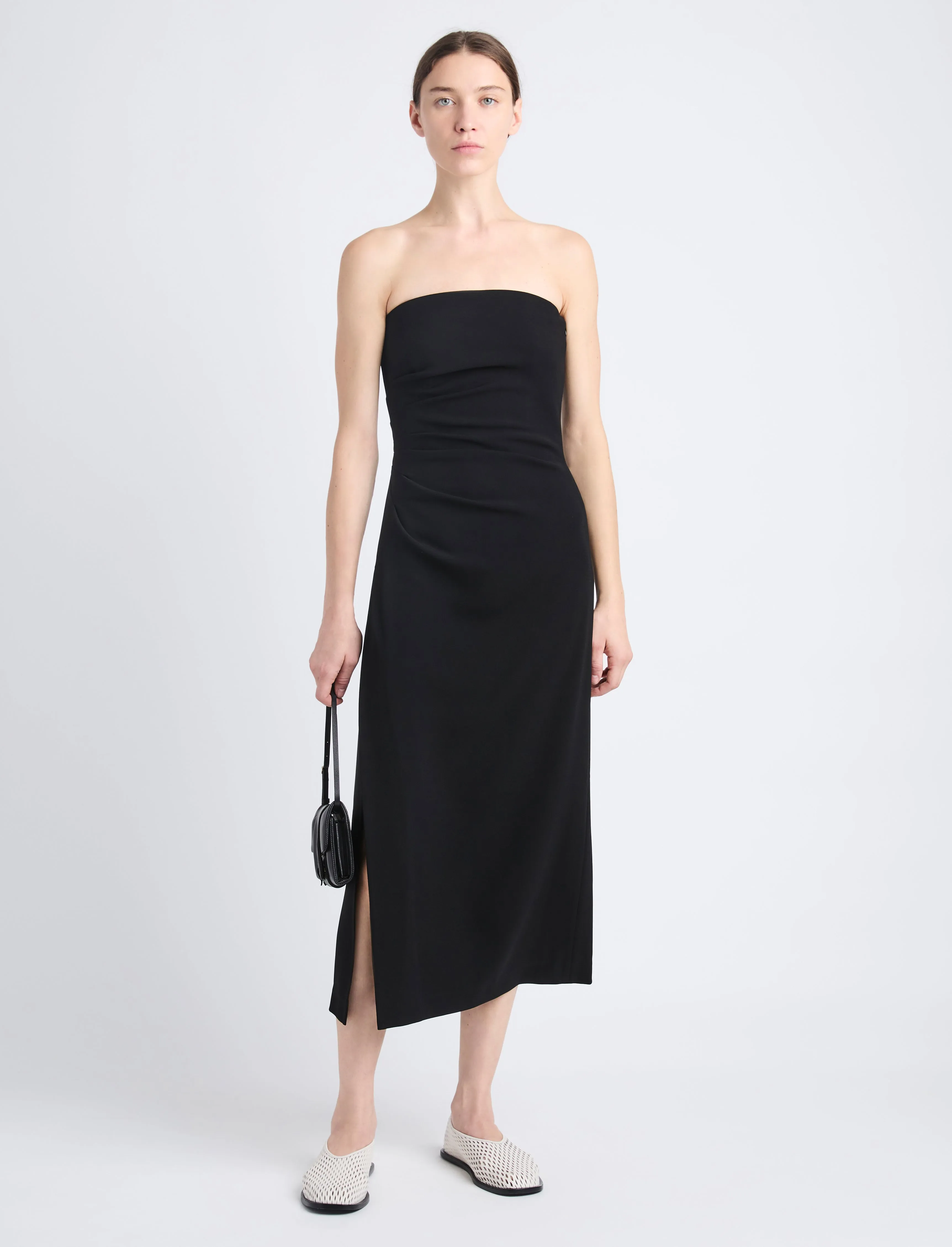 Shira Strapless Dress In Matte Double Crepe sold by Proenza Schouler product image thumbnail 2