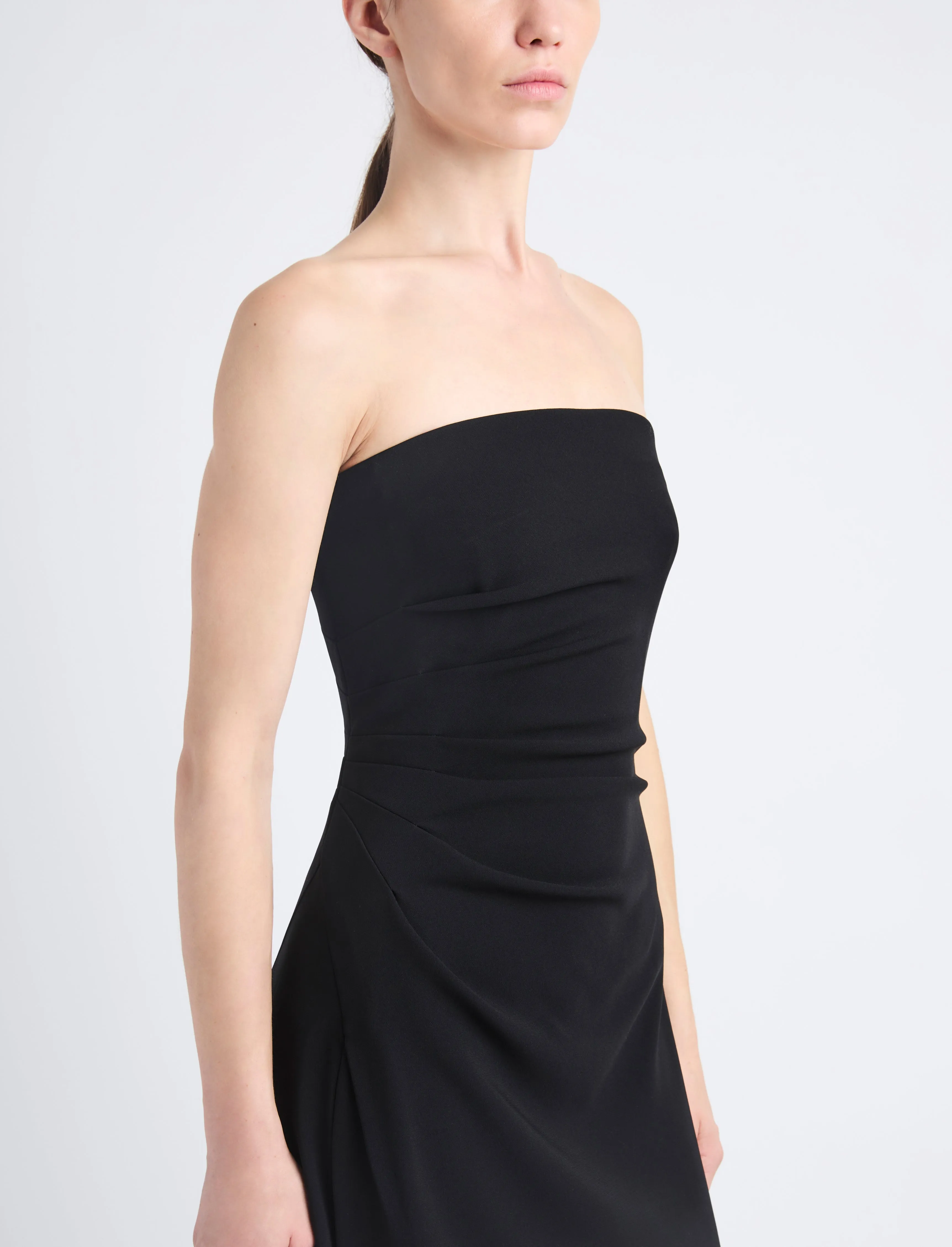 Shira Strapless Dress In Matte Double Crepe sold by Proenza Schouler product image thumbnail 5