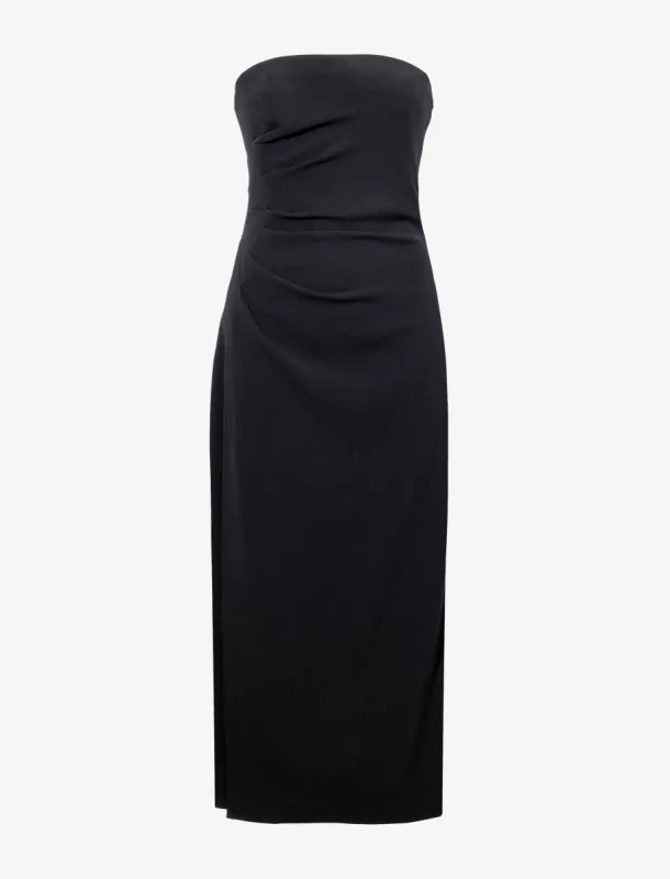 Shira Strapless Dress In Matte Double Crepe made by Proenza Schouler