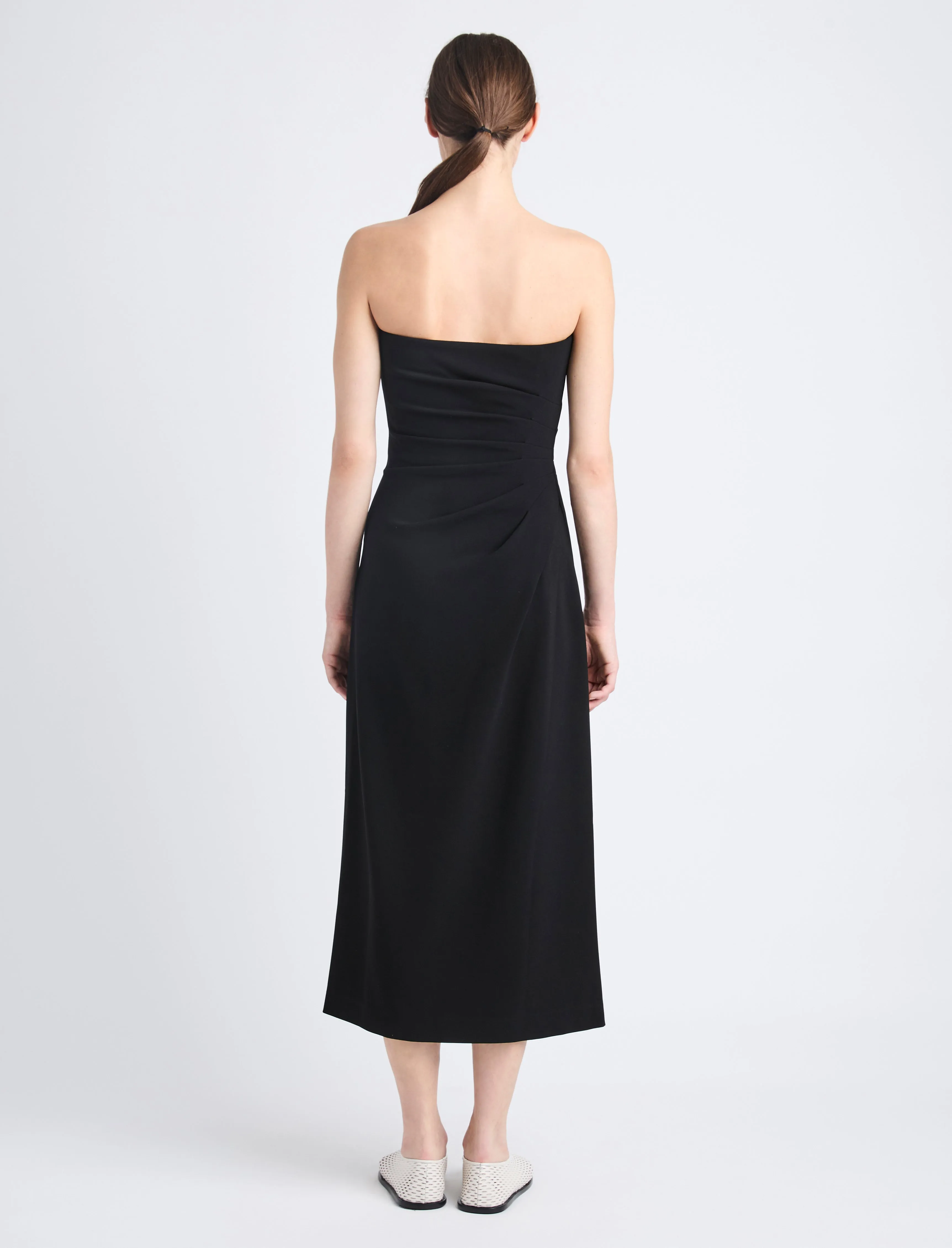 Shira Strapless Dress In Matte Double Crepe sold by Proenza Schouler product image thumbnail 4