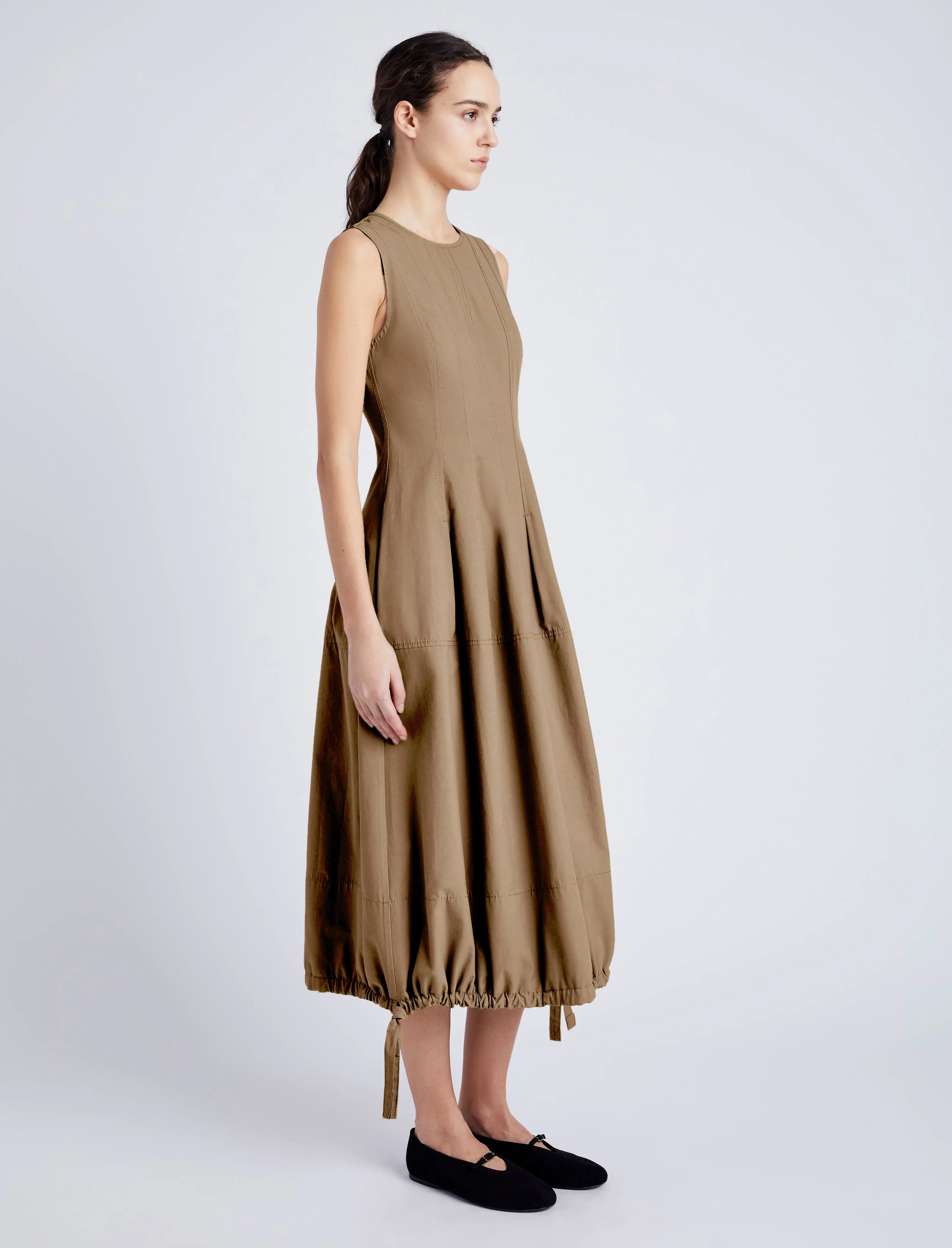 Marley Dress in Tech Cotton sold by Proenza Schouler product image thumbnail 3