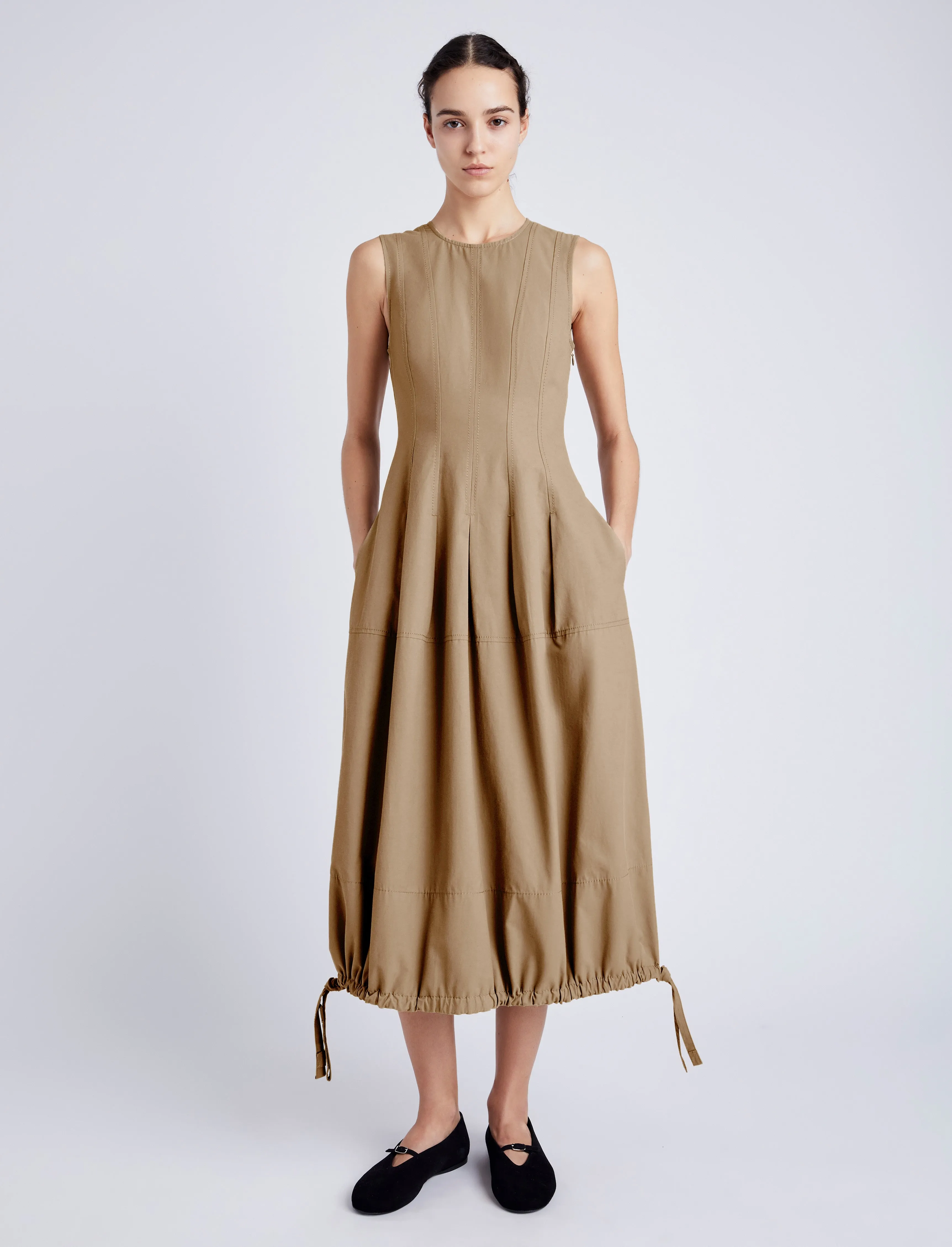 Marley Dress in Tech Cotton sold by Proenza Schouler product image thumbnail 2