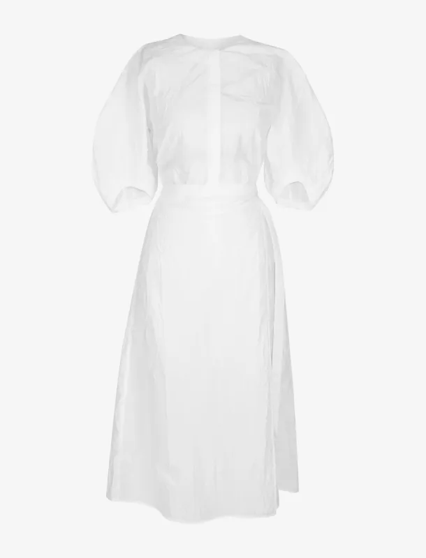 Alicia Dress in Crinkled Cotton Gabardine sold by Proenza Schouler