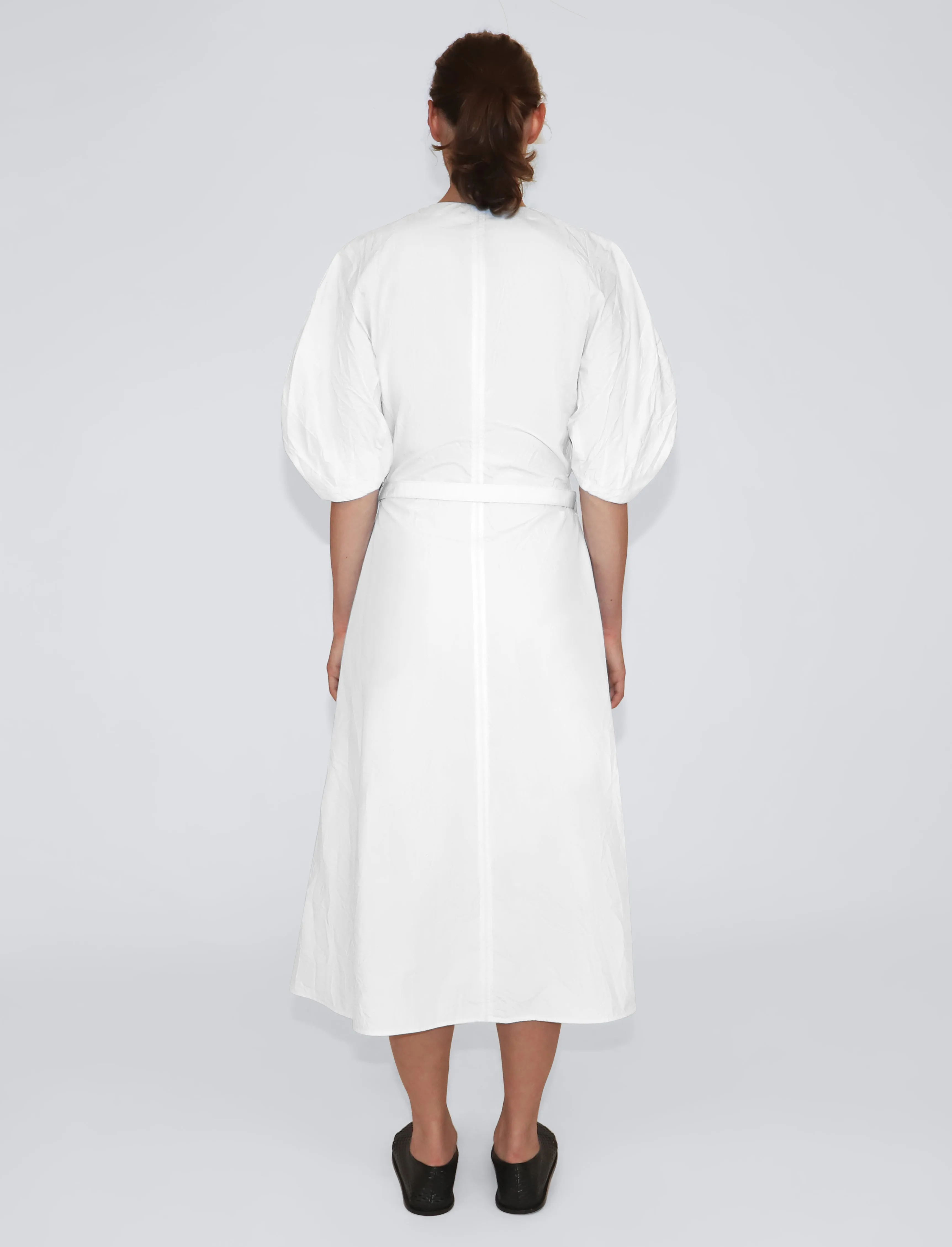 Alicia Dress in Crinkled Cotton Gabardine sold by Proenza Schouler product image thumbnail 4