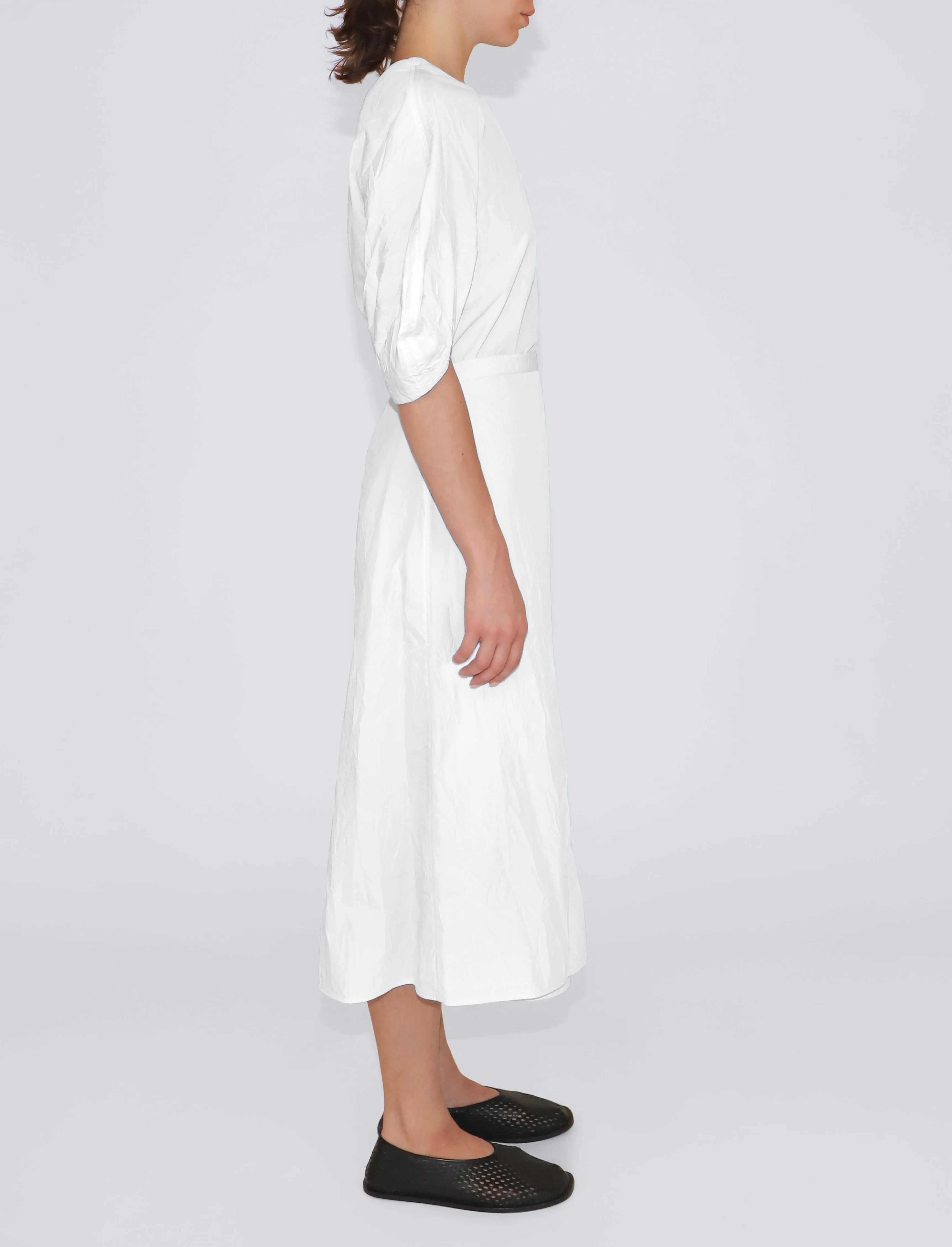 Alicia Dress in Crinkled Cotton Gabardine sold by Proenza Schouler product image thumbnail 3