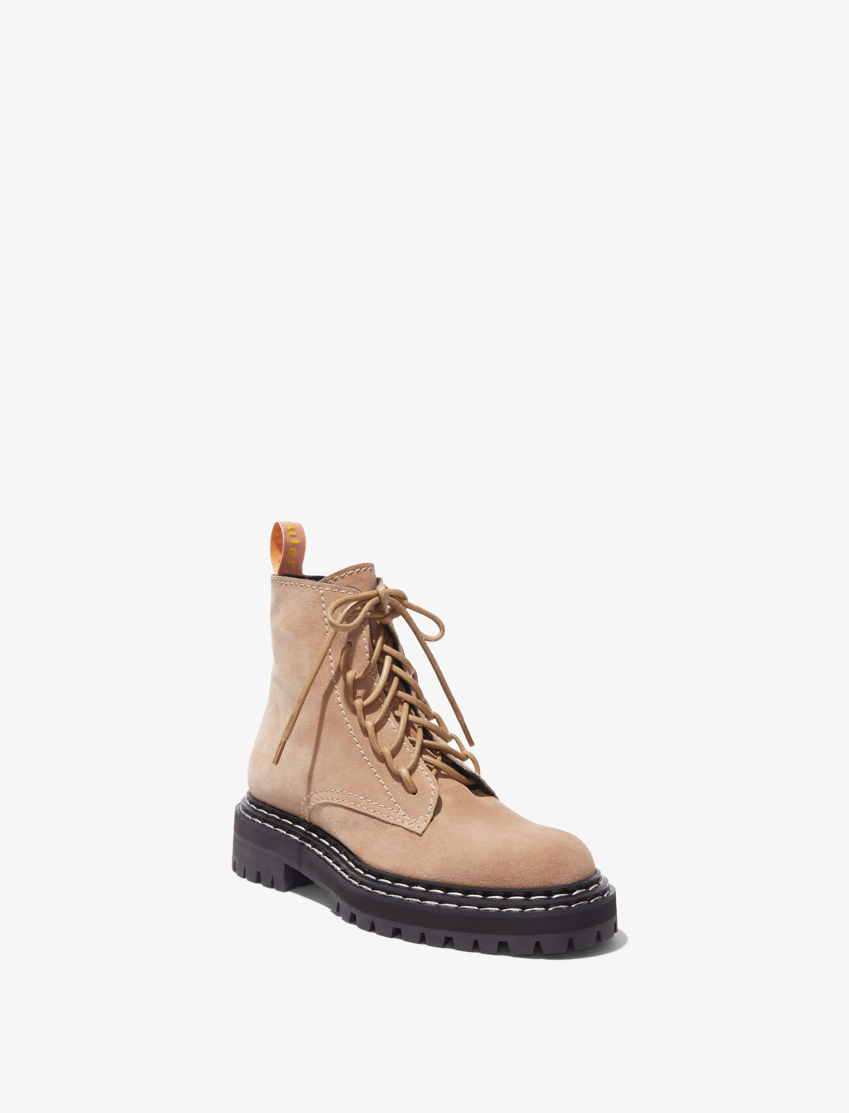 Lug Sole Combat Boots in Suede sold by Proenza Schouler product image thumbnail 2