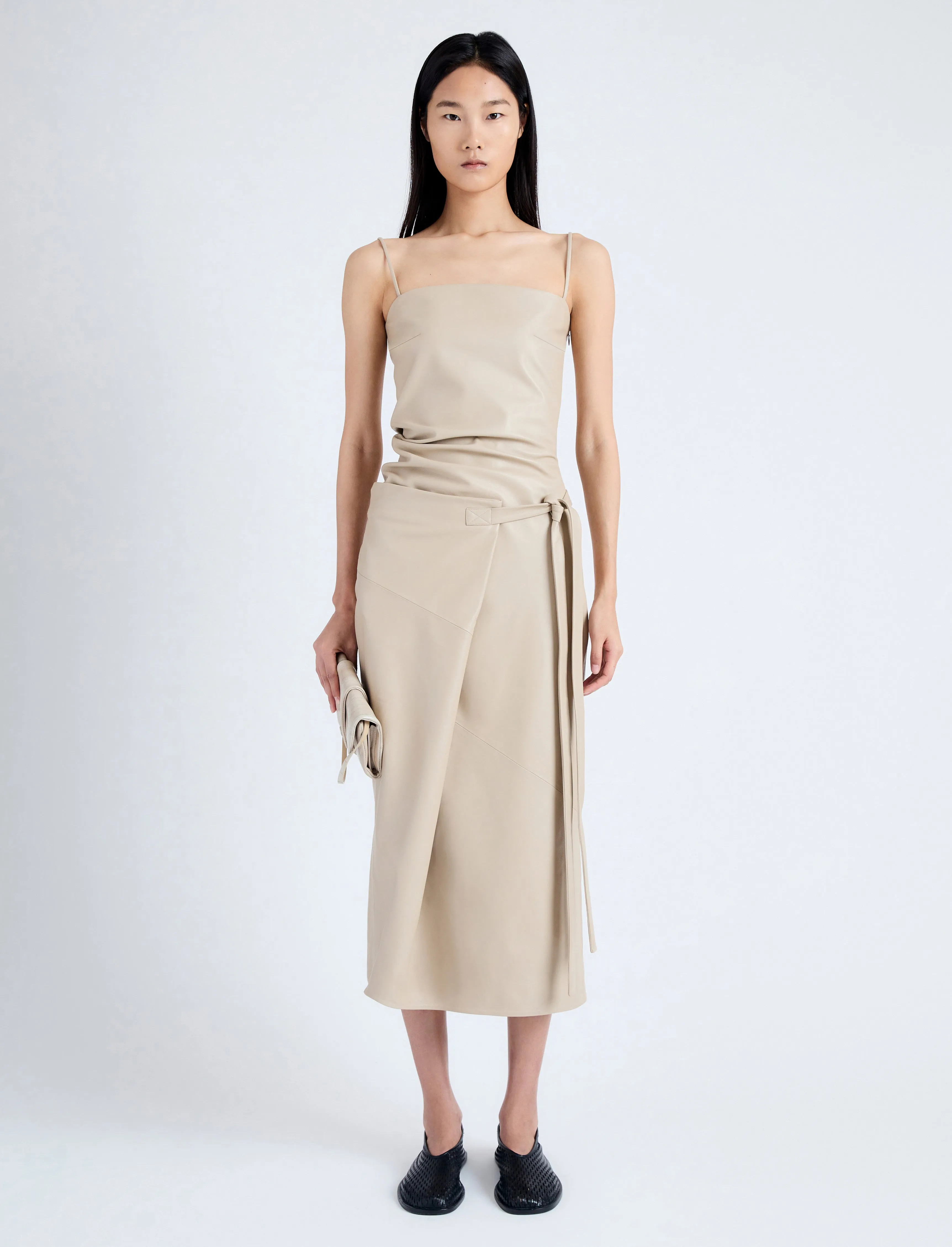 Delancy Dress in Glossy Leather sold by Proenza Schouler product image thumbnail 2