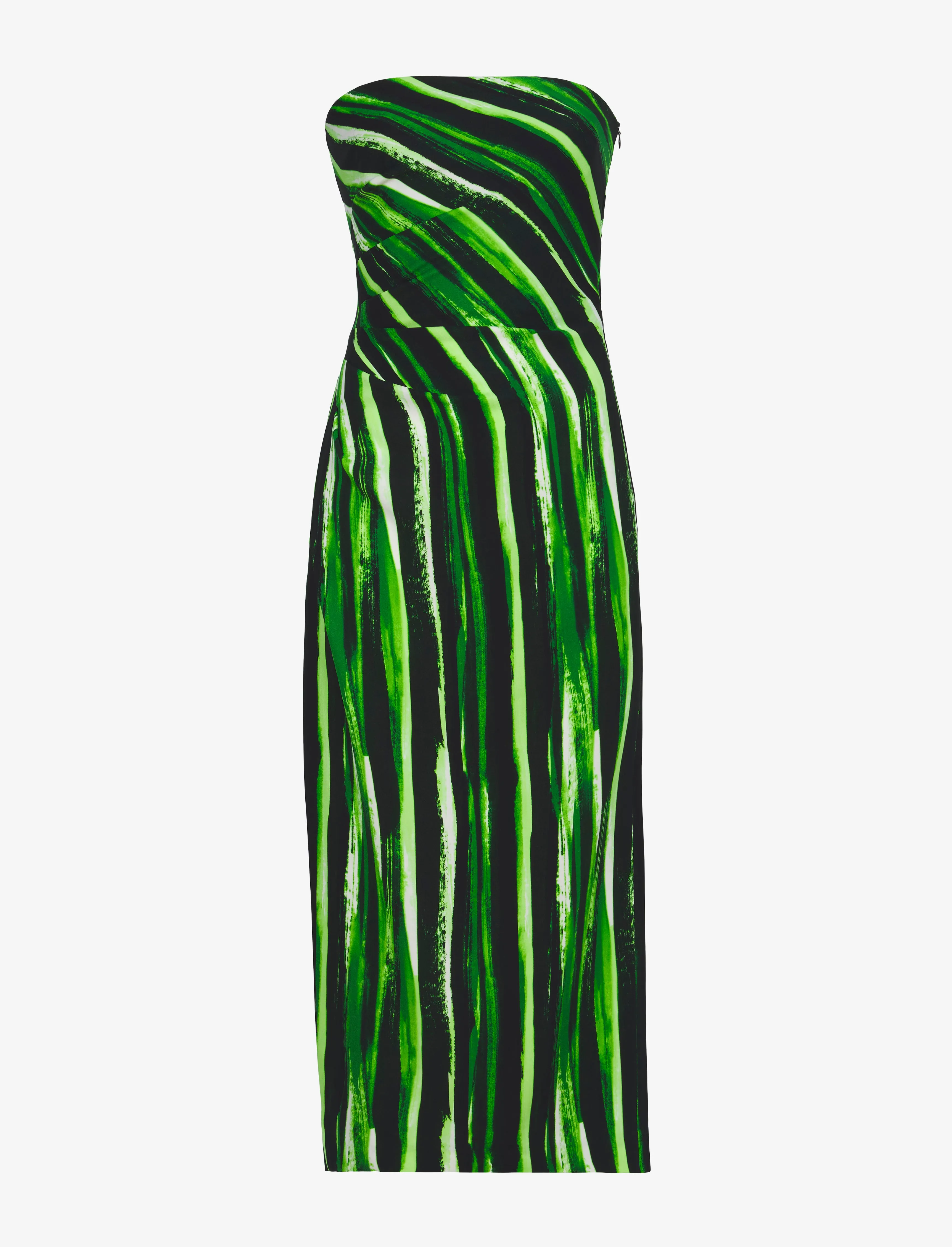 Painted Stripe Strapless Dress sold by Proenza Schouler