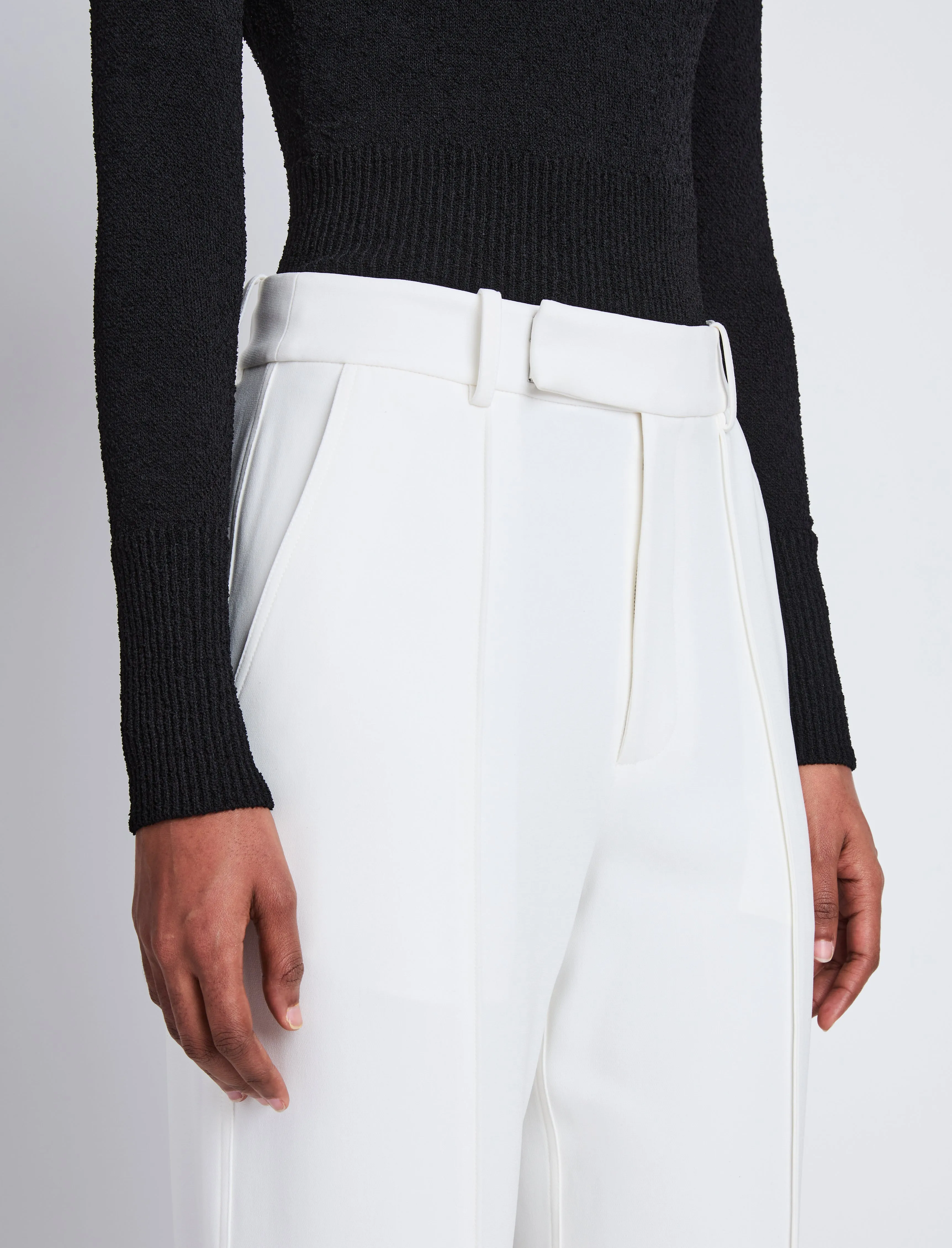 Weyes Pant in Matte Viscose Crepe sold by Proenza Schouler product image thumbnail 5