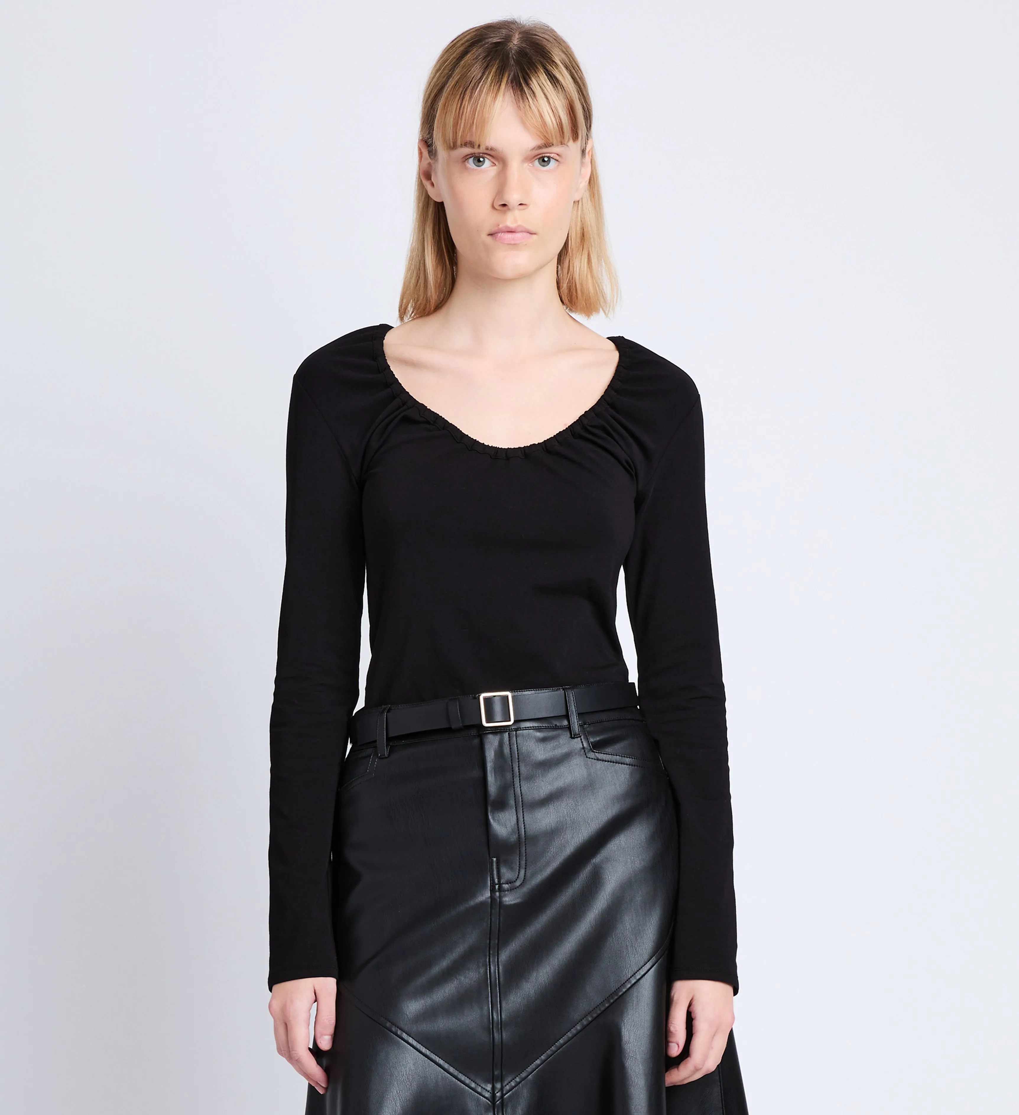 Sophia Top in Stretch Jersey sold by Proenza Schouler product image thumbnail 2