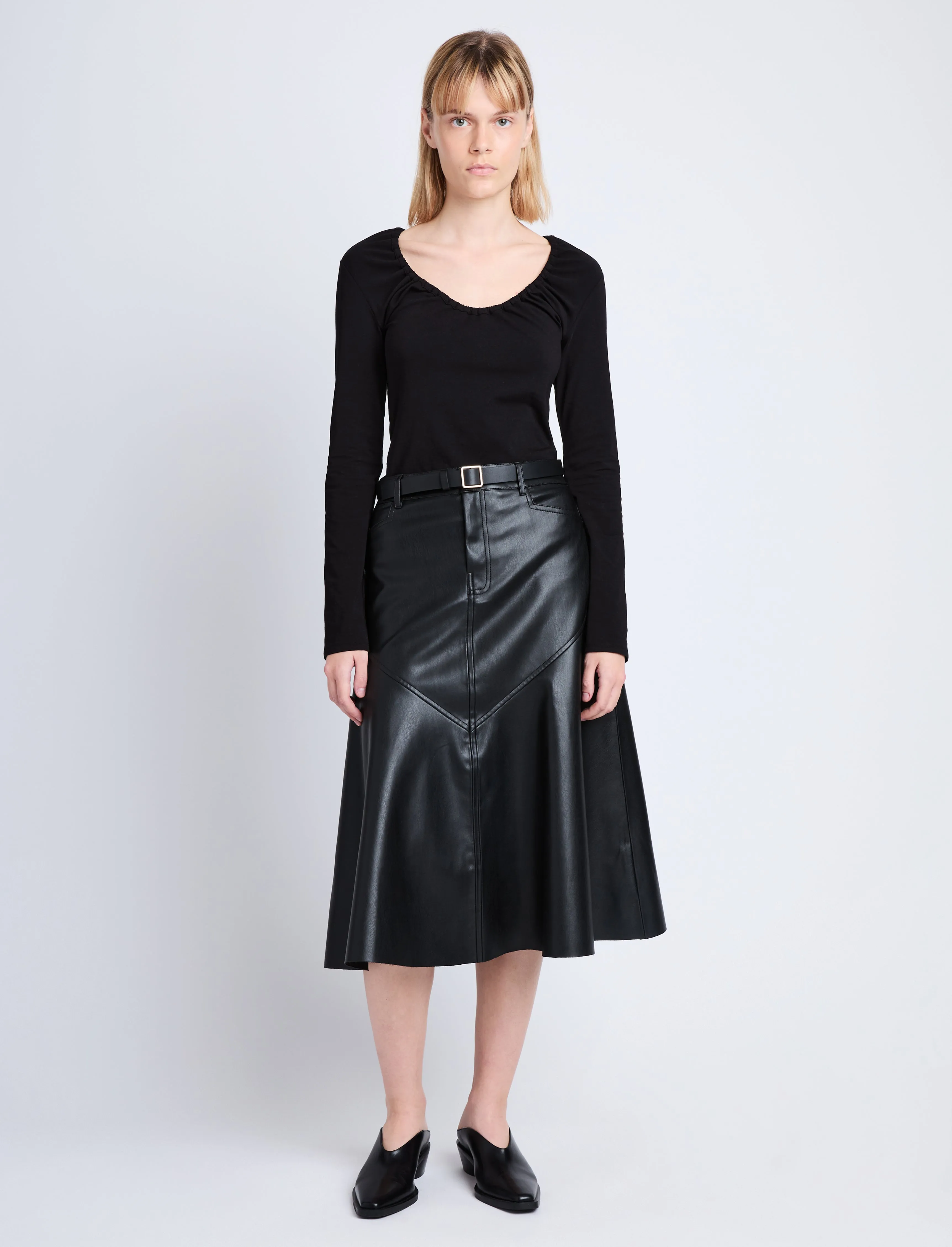 Sophia Top in Stretch Jersey sold by Proenza Schouler product image thumbnail 3