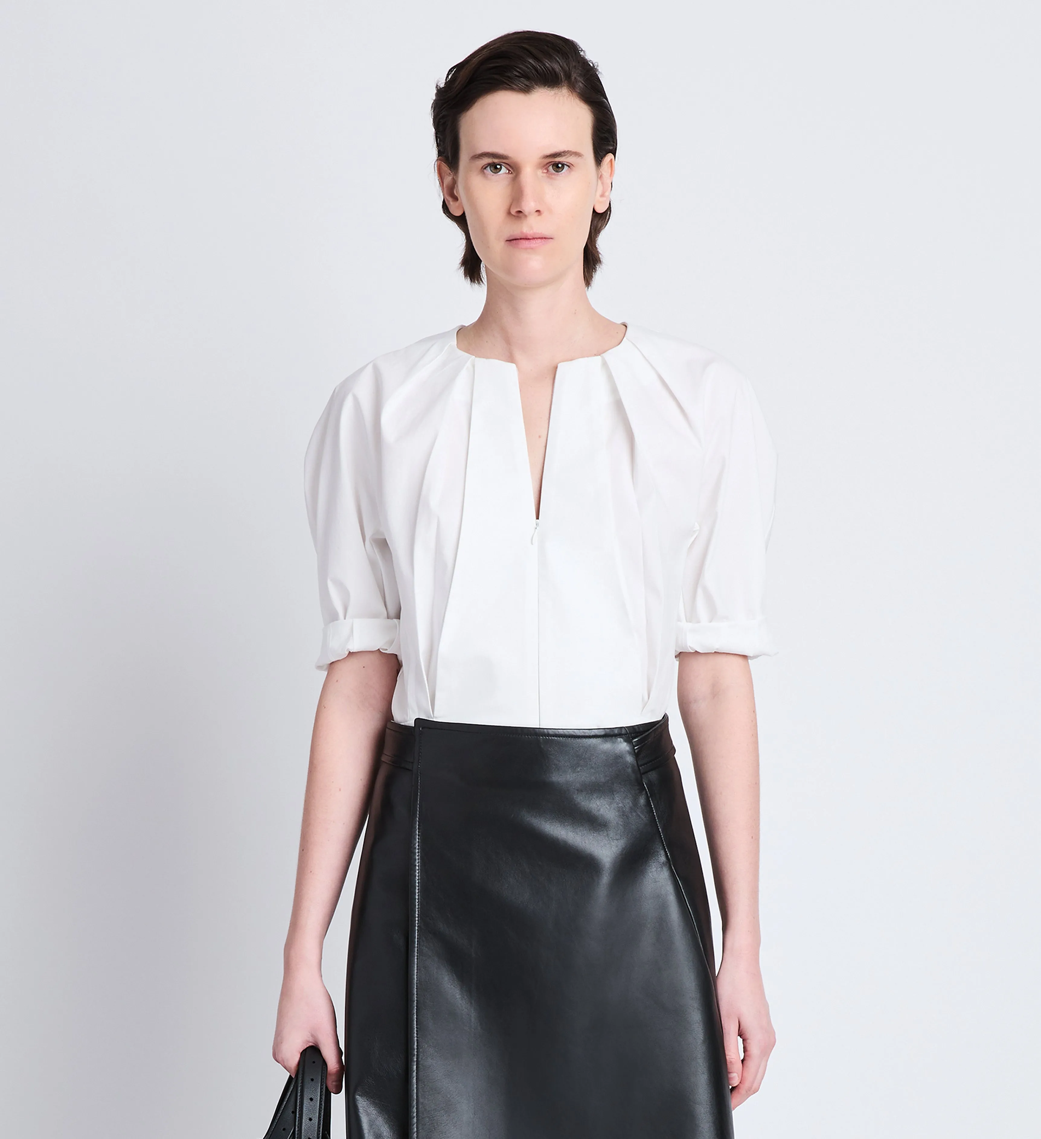 Georgia Top in Eco Poplin sold by Proenza Schouler product image thumbnail 2