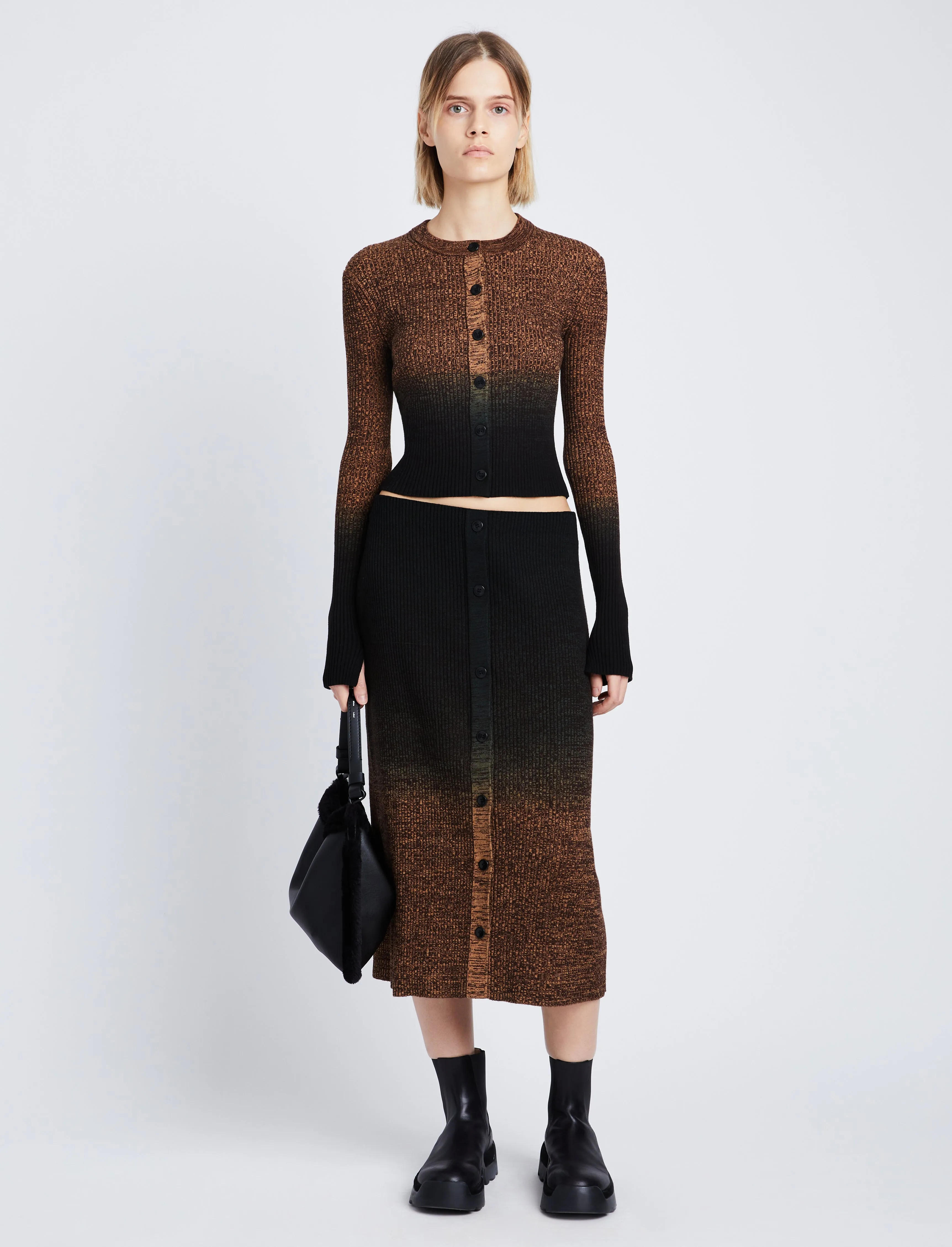 Gradient Marl Cardigan sold by Proenza Schouler product image thumbnail 3