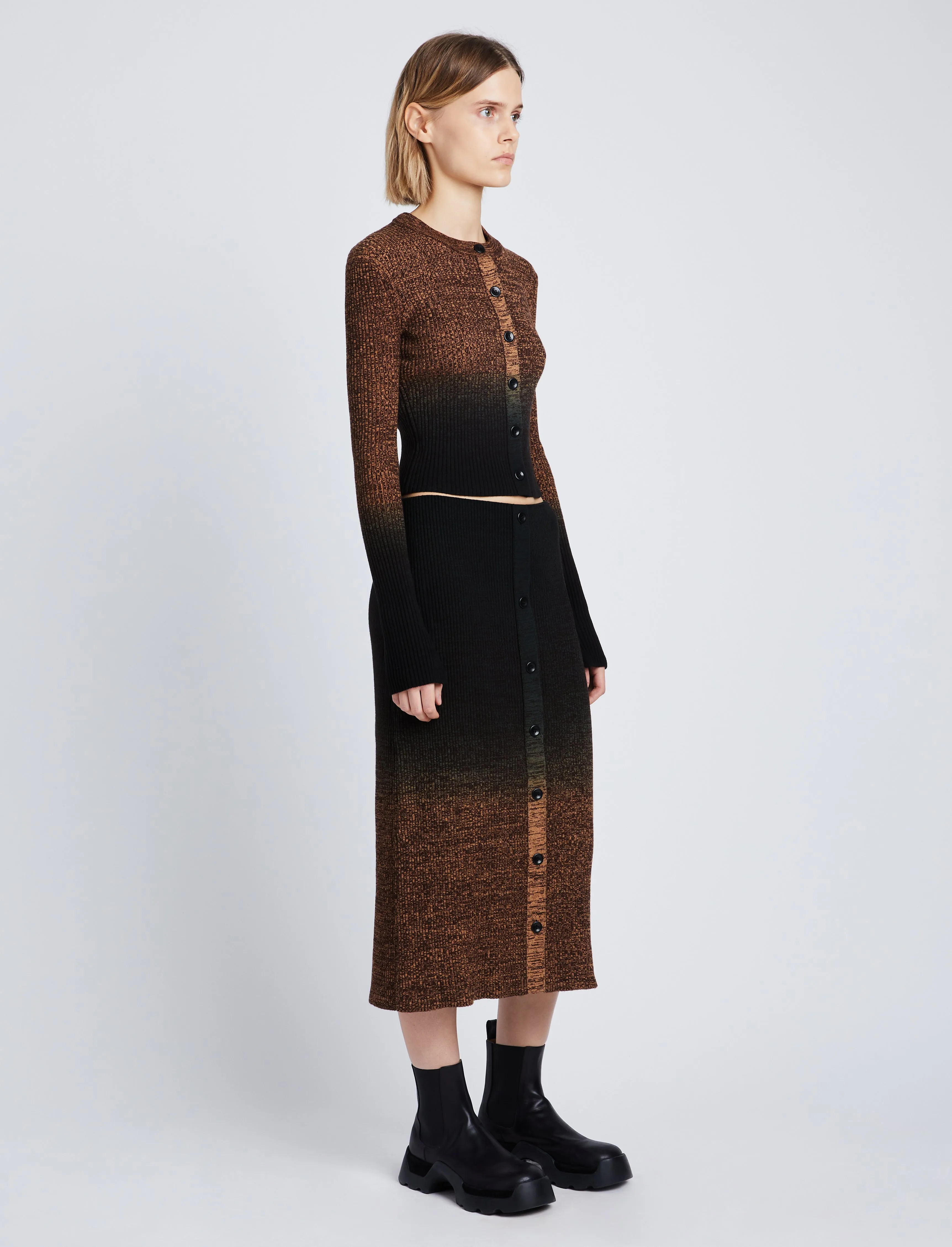 Gradient Marl Cardigan sold by Proenza Schouler product image thumbnail 4