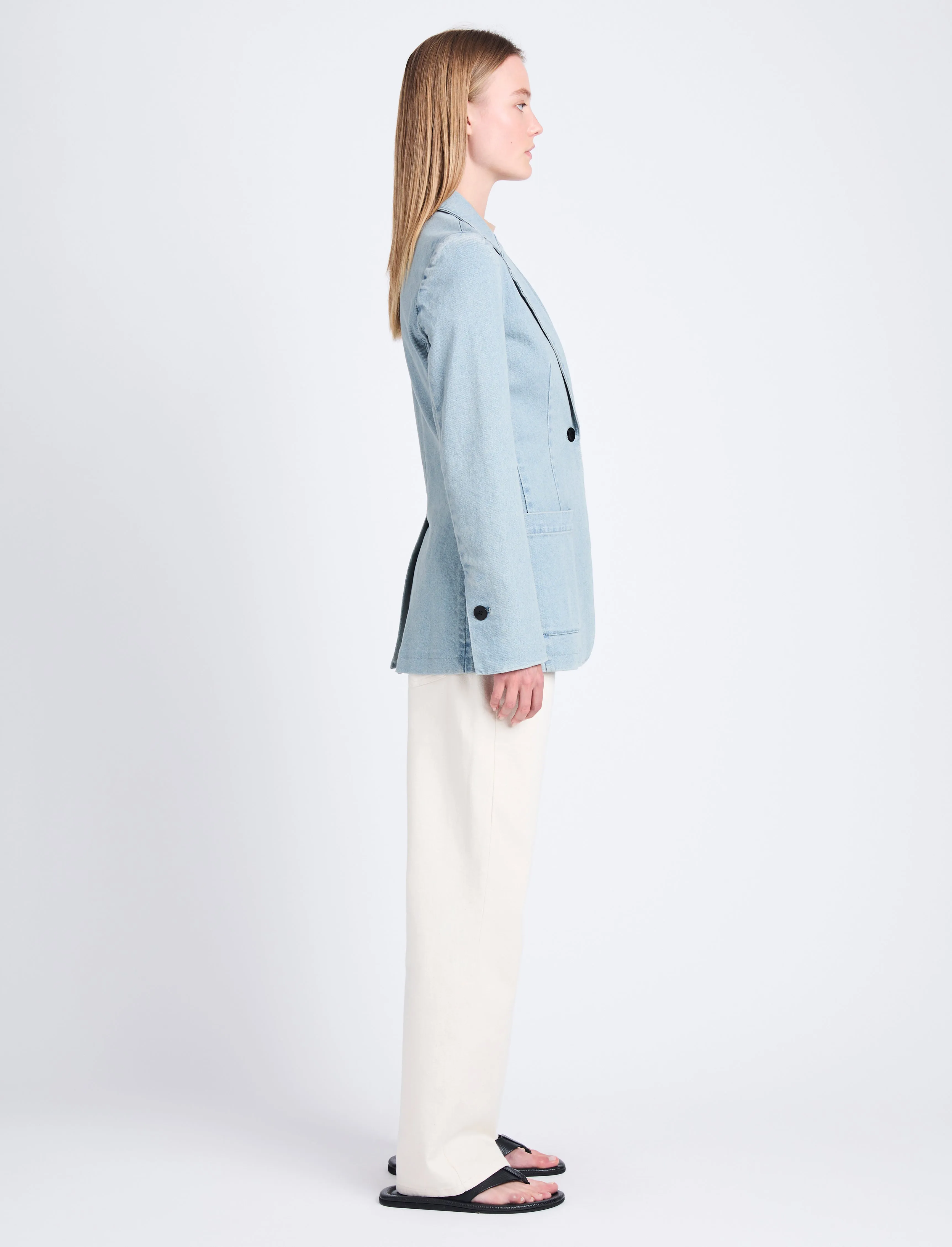 Freya Blazer in Stretch Twill sold by Proenza Schouler product image thumbnail 4