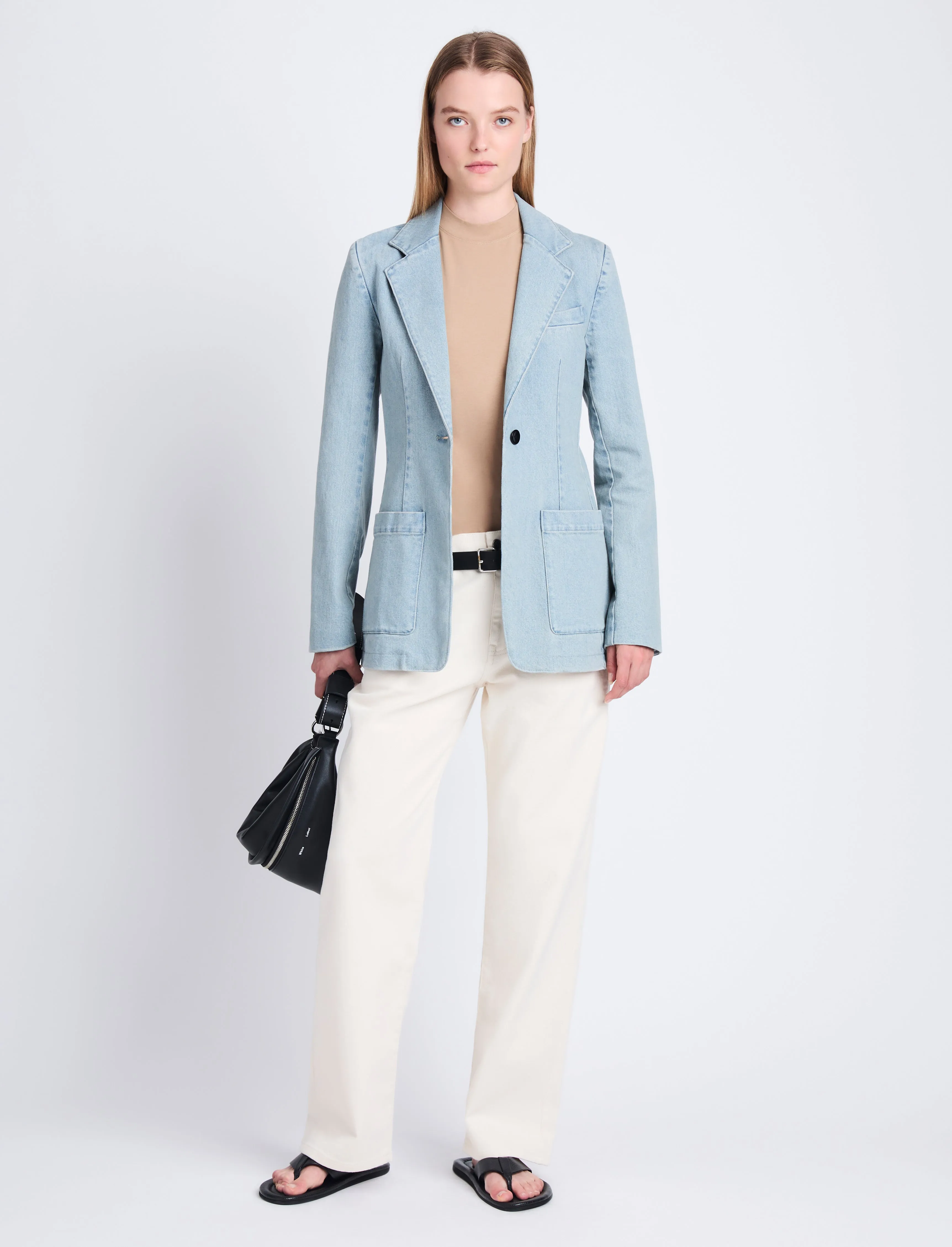 Freya Blazer in Stretch Twill sold by Proenza Schouler product image thumbnail 3