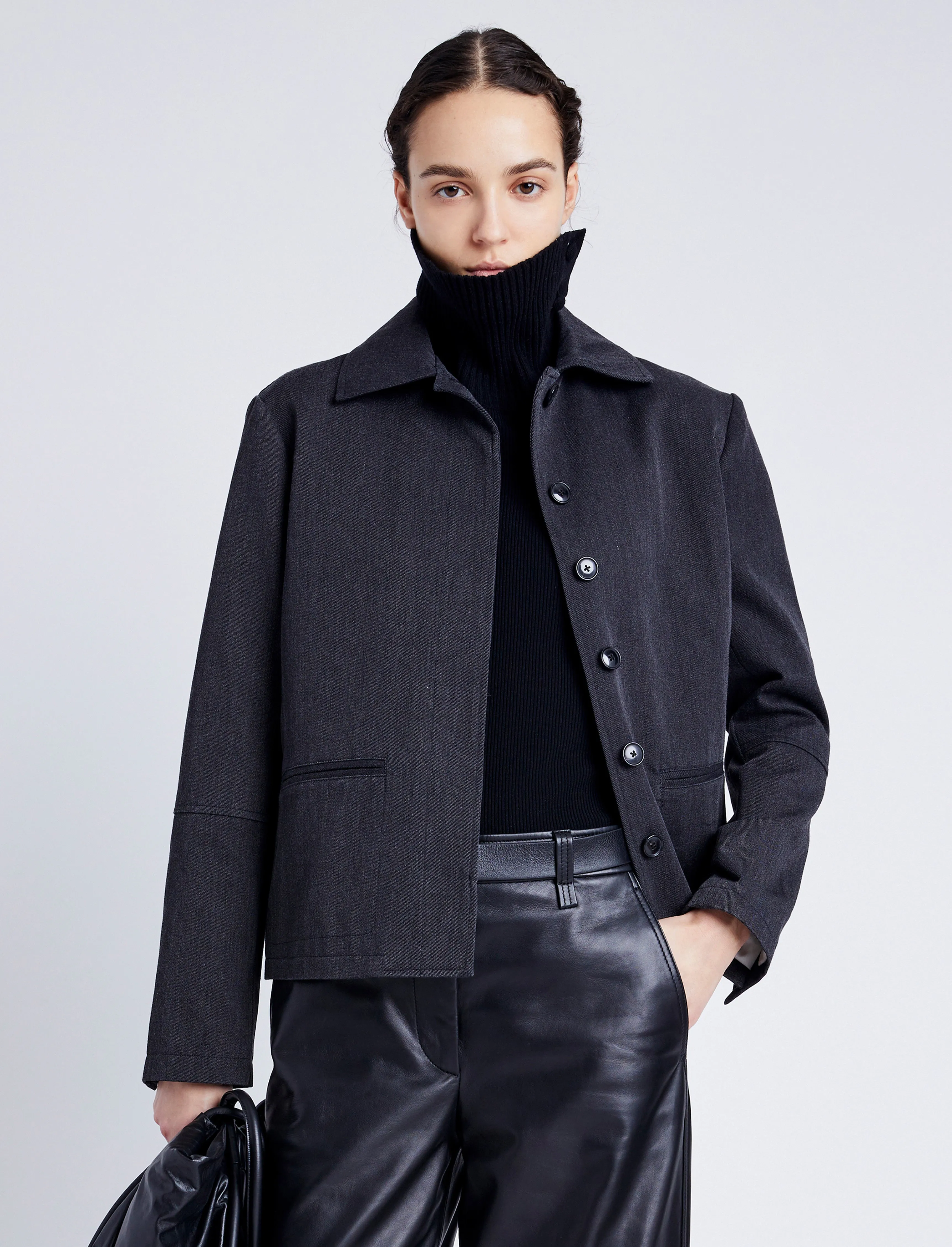 Sawyer Jacket in Gabardine sold by Proenza Schouler product image thumbnail 2