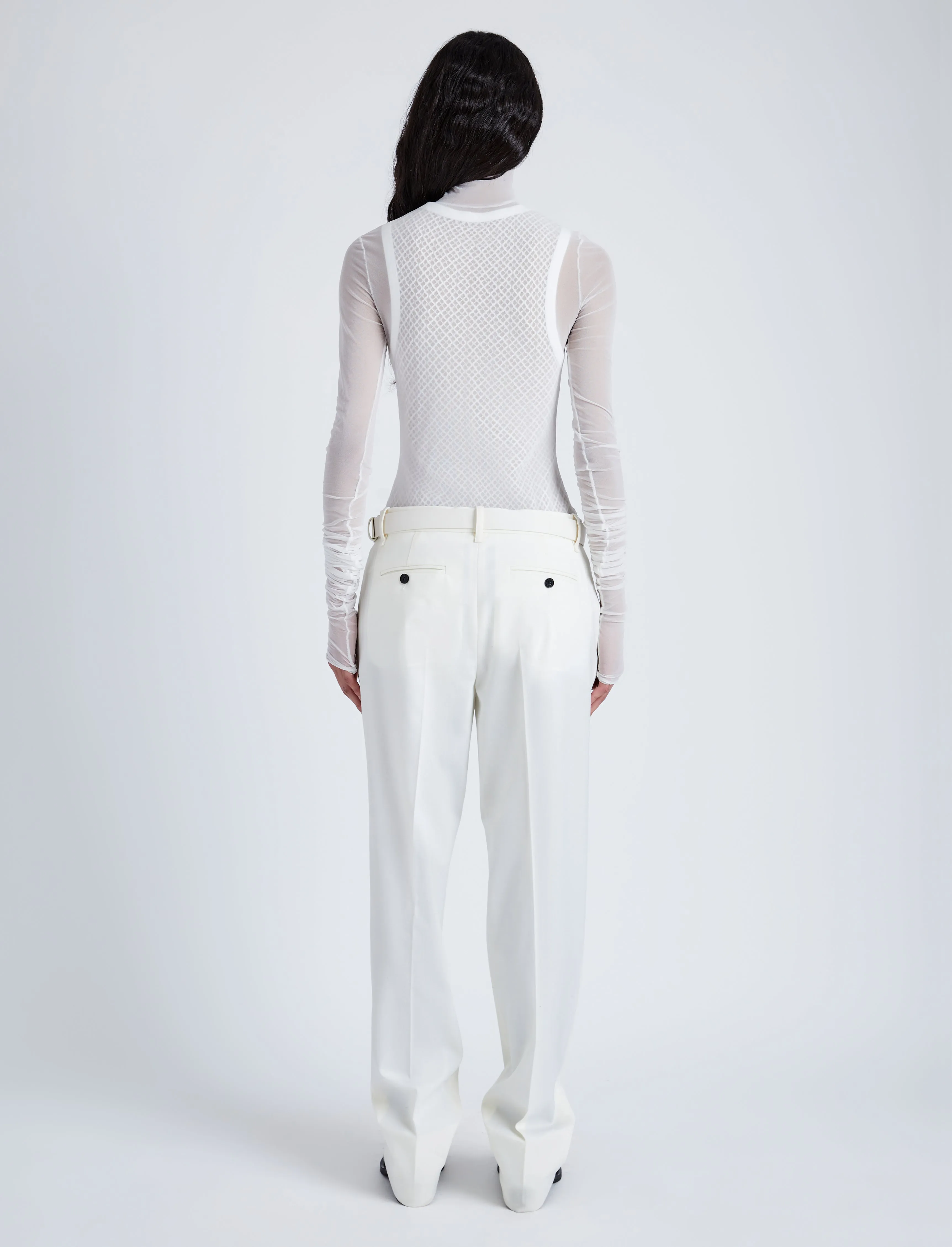 Teddy Pant in Wool Twill Suiting sold by Proenza Schouler product image thumbnail 4