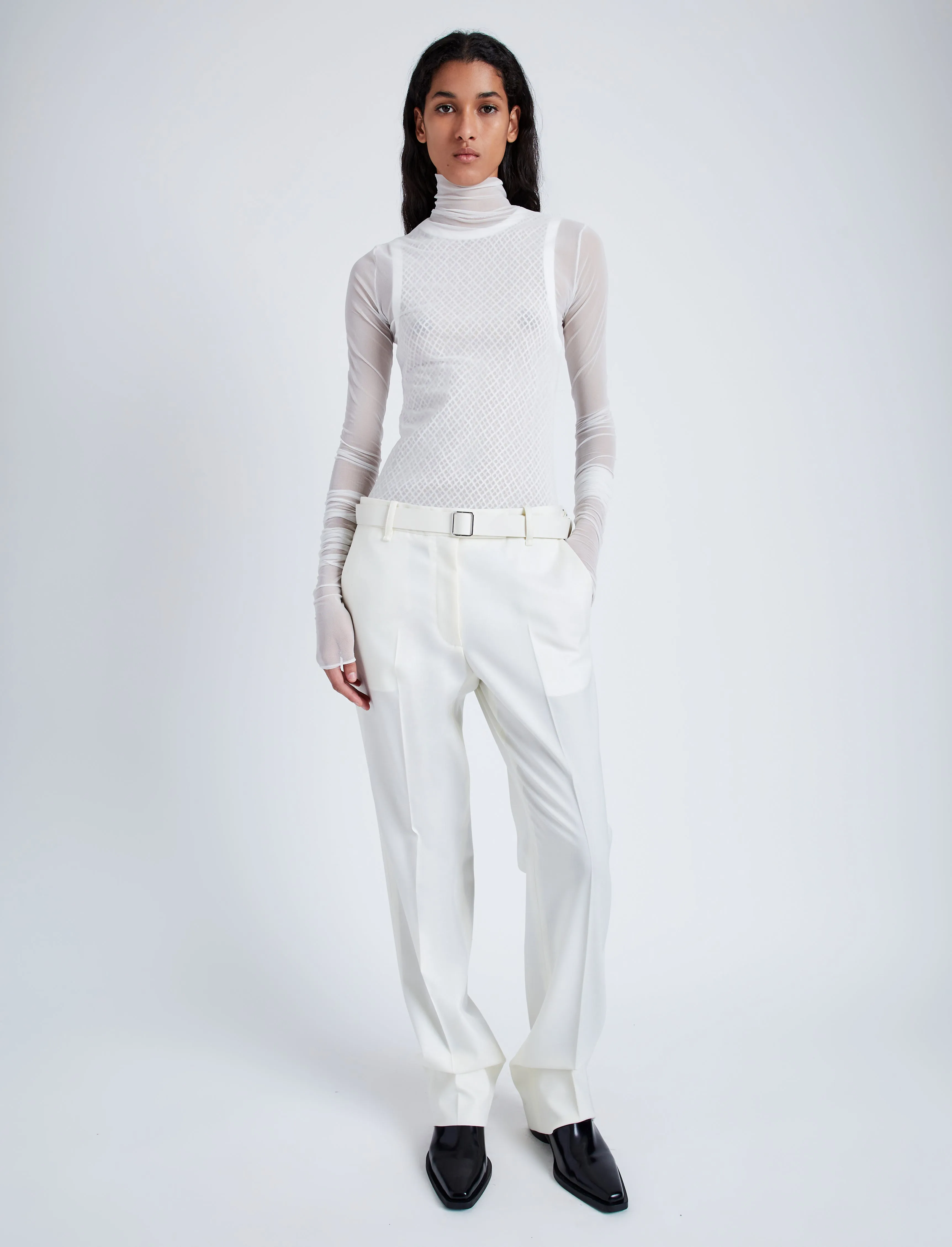 Teddy Pant in Wool Twill Suiting sold by Proenza Schouler product image thumbnail 2