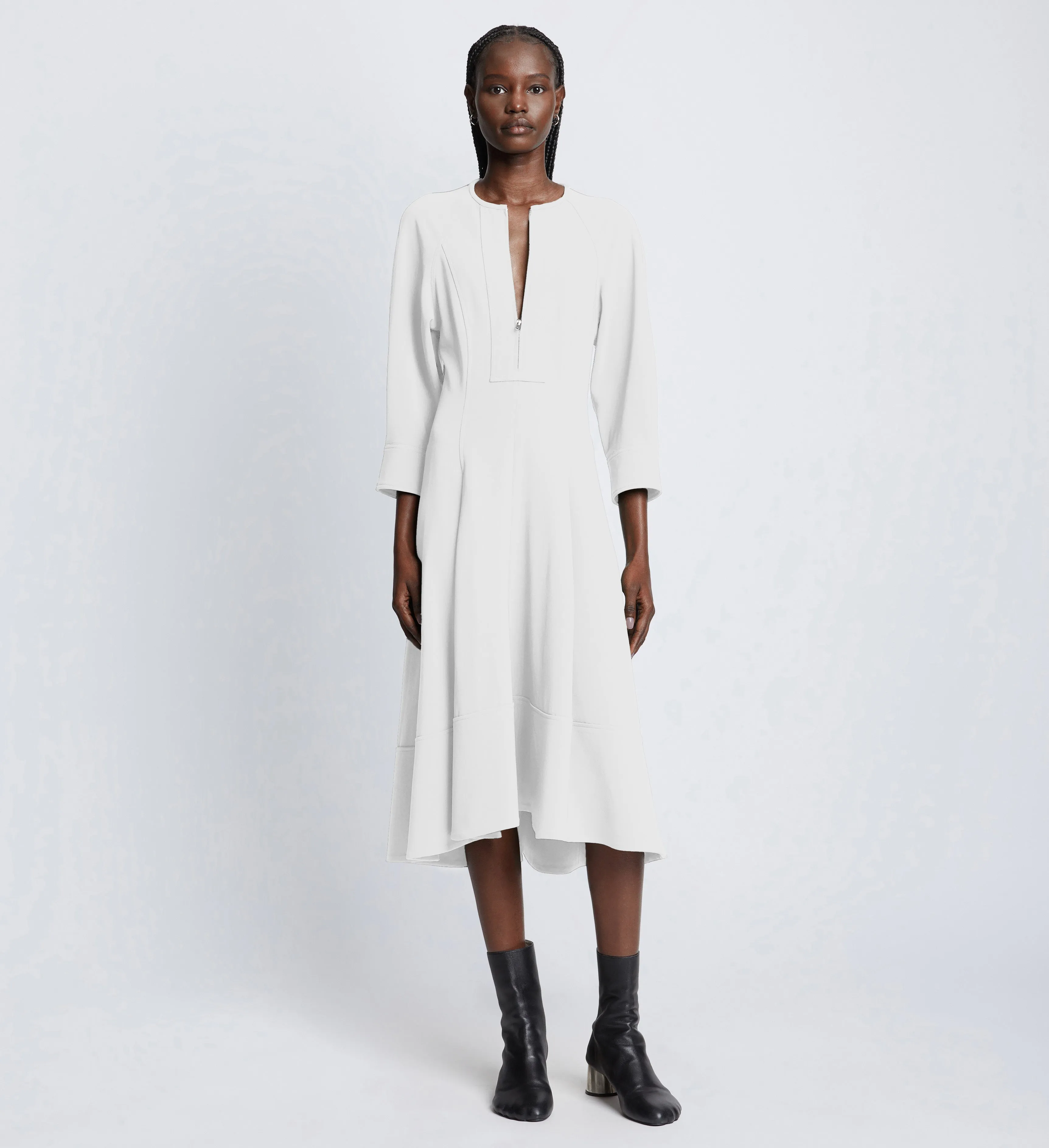 Pierce Dress in Matte Viscose Crepe sold by Proenza Schouler product image thumbnail 2
